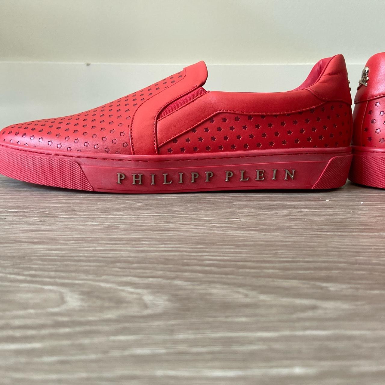 Philipp Plein Men's Red Loafers (4)