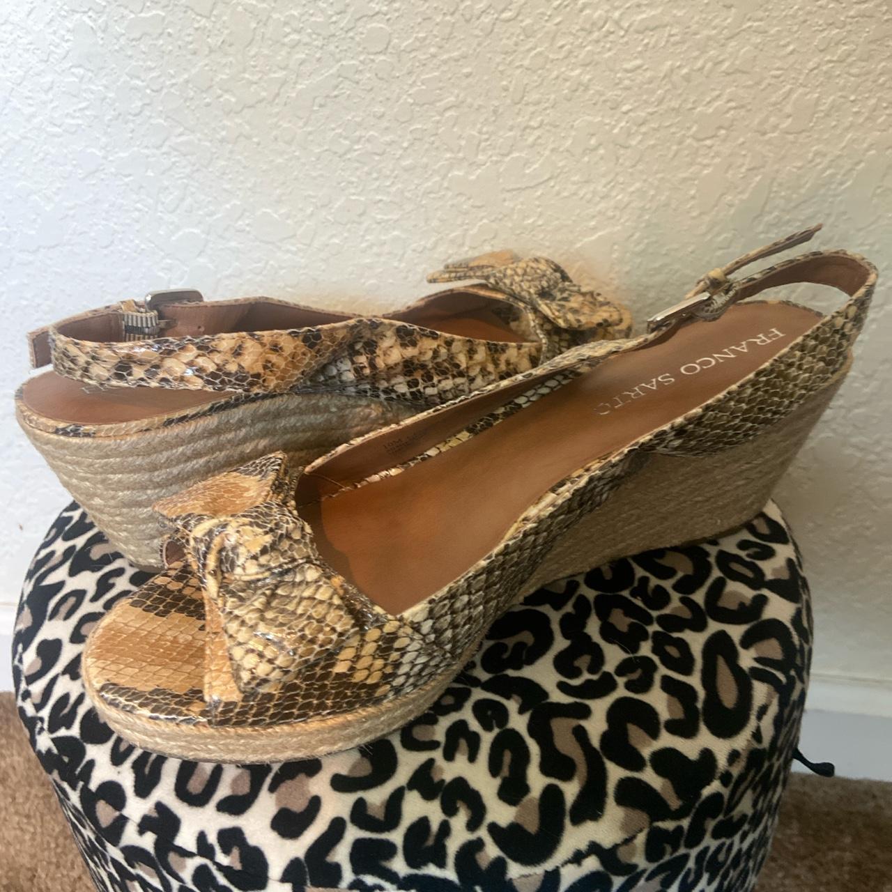 Franco sarto snakeskin online sandals