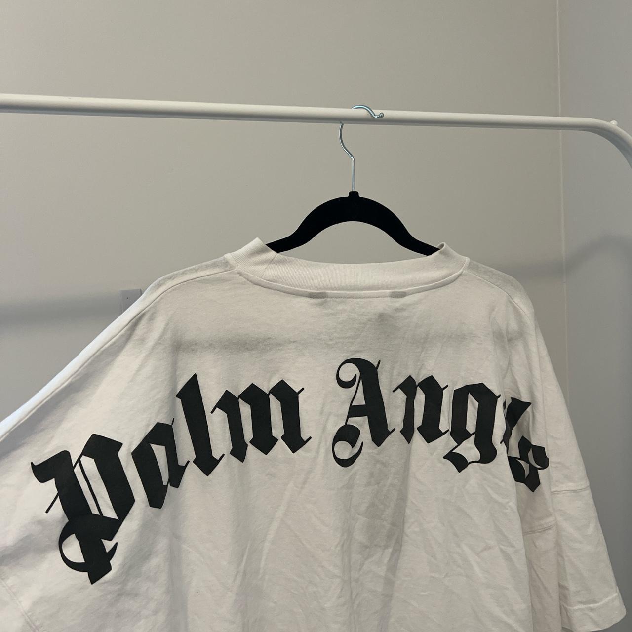Palm Angels Women's White and Black Shirt