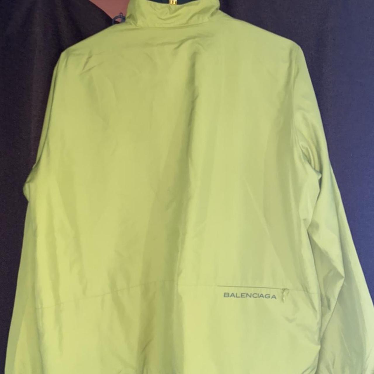 green balenciaga jacket