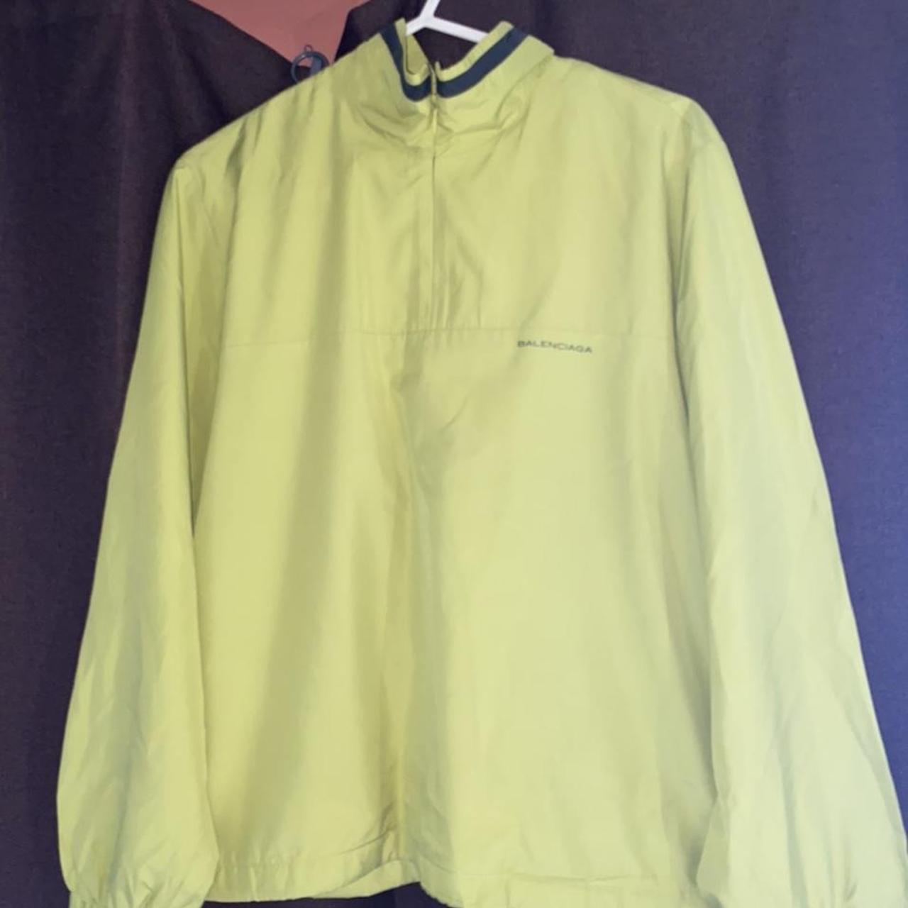 balenciaga jacket mens green