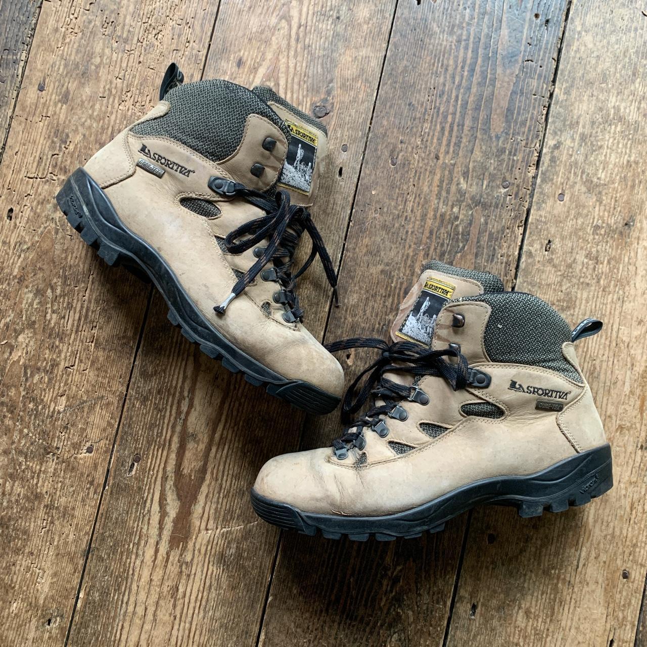 Vintage 80s / 90s La Sportiva Hiking Walking Boots.... - Depop