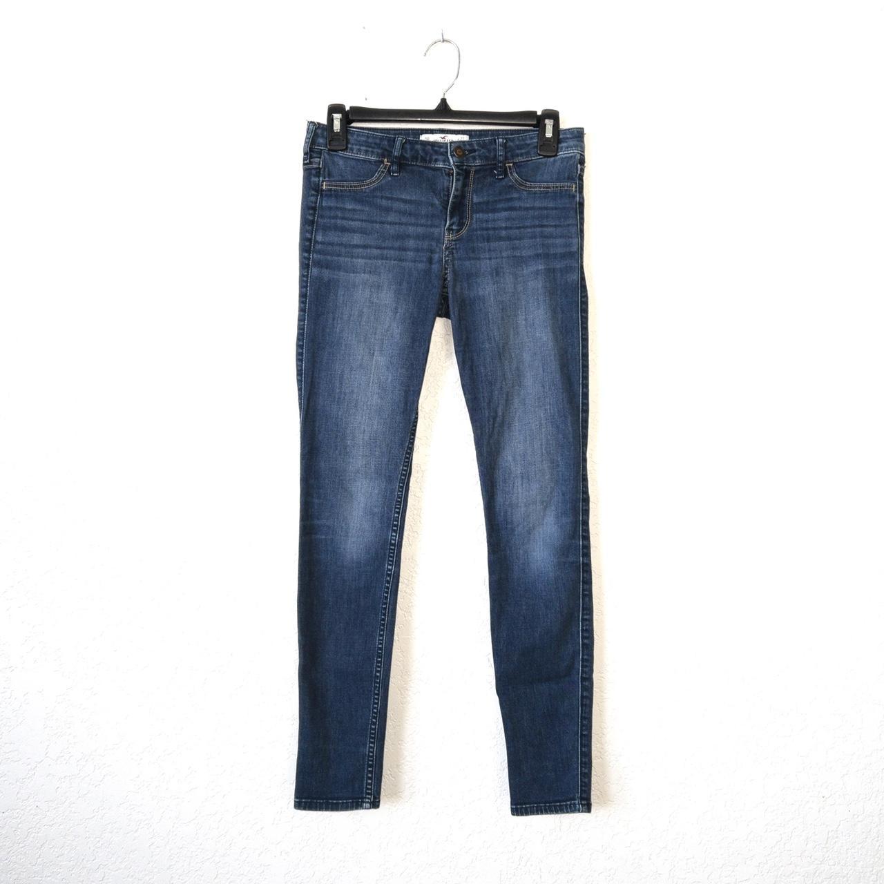 seguridad Decrépito Distinción Hollister Co. Women's Blue Jeans | Depop