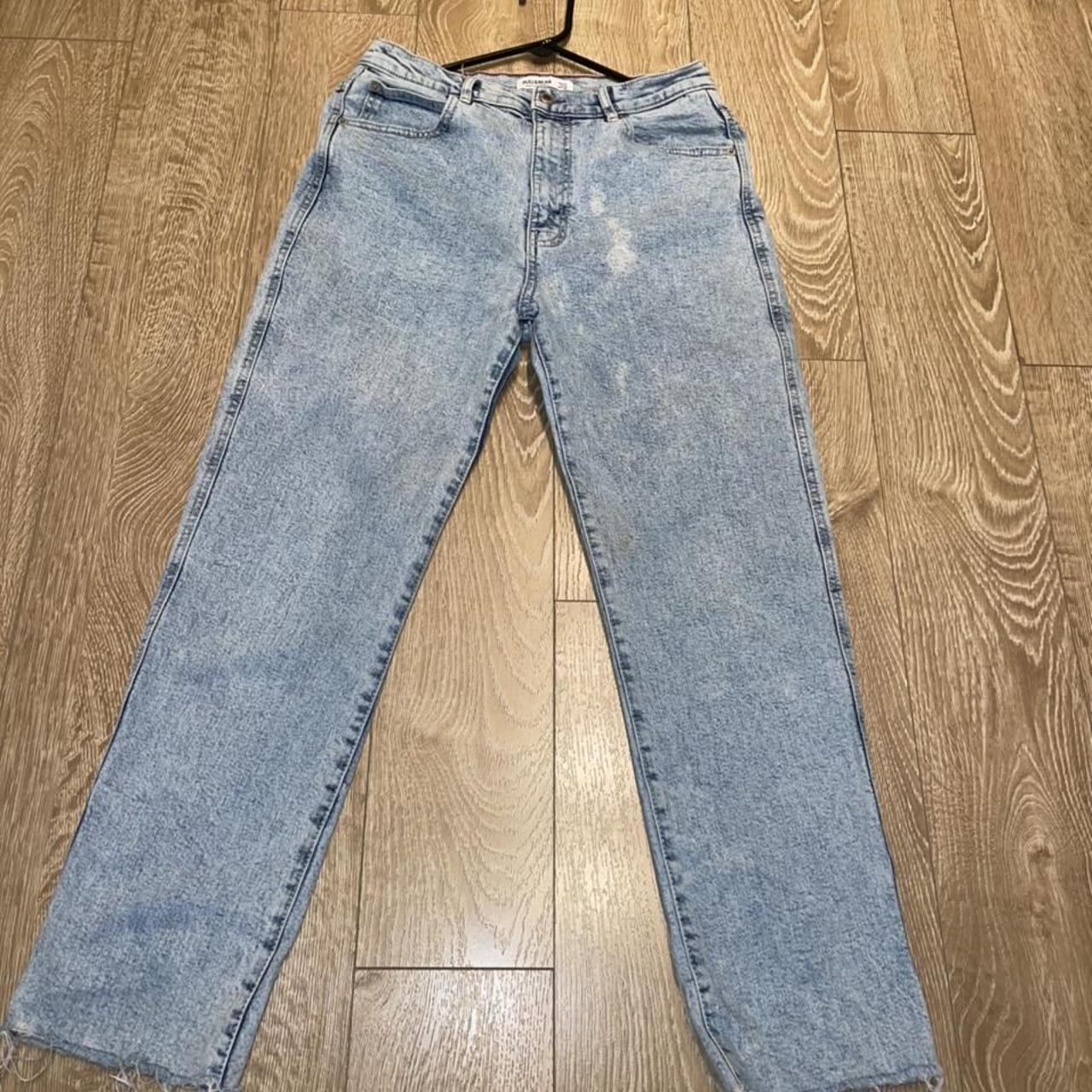 Pull&Bear Women's Blue Jeans | Depop