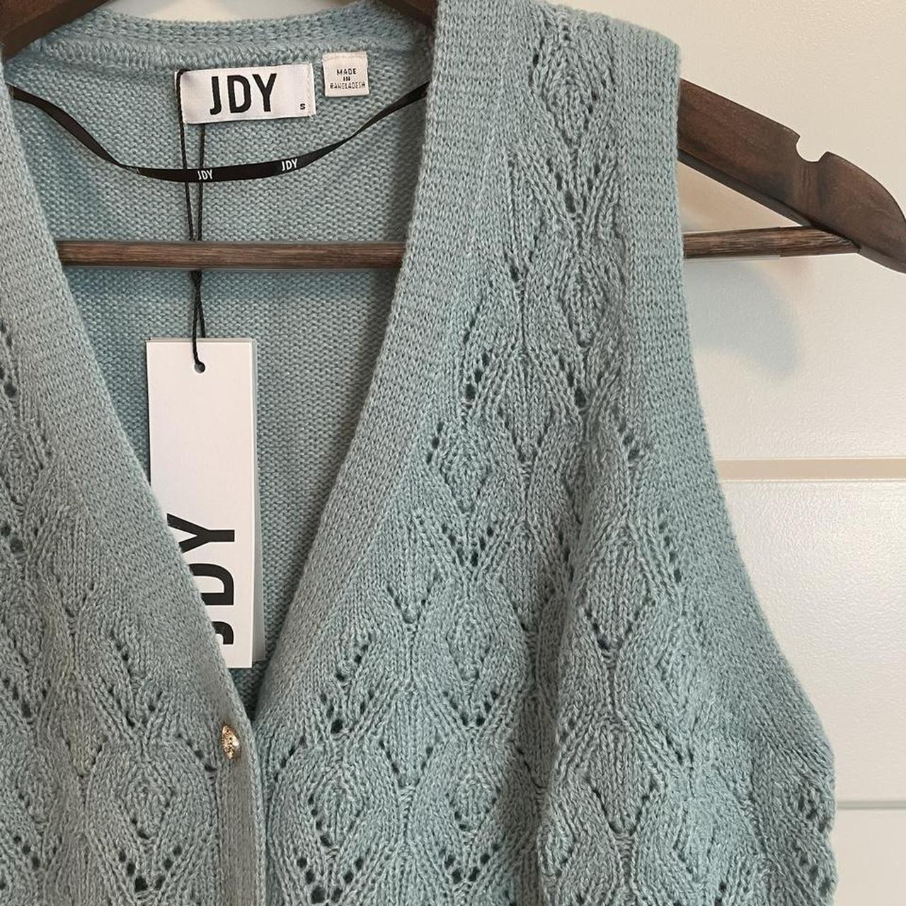 Product Image 2 - JDY pale blue v-neck open-knit