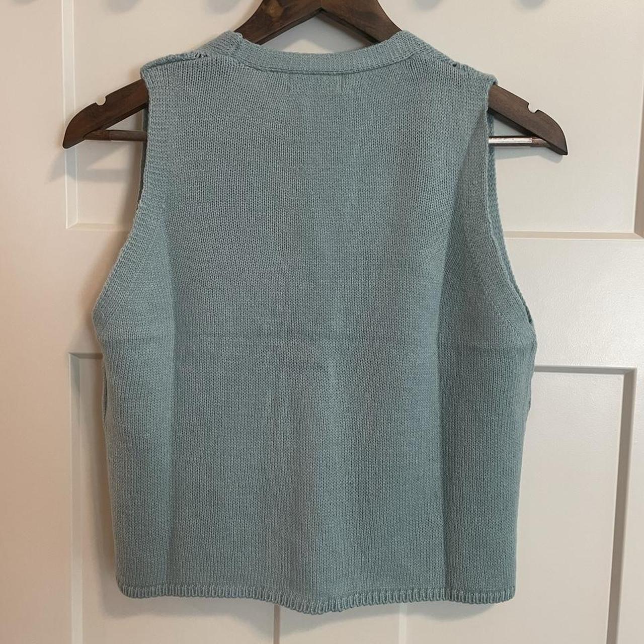 Product Image 3 - JDY pale blue v-neck open-knit