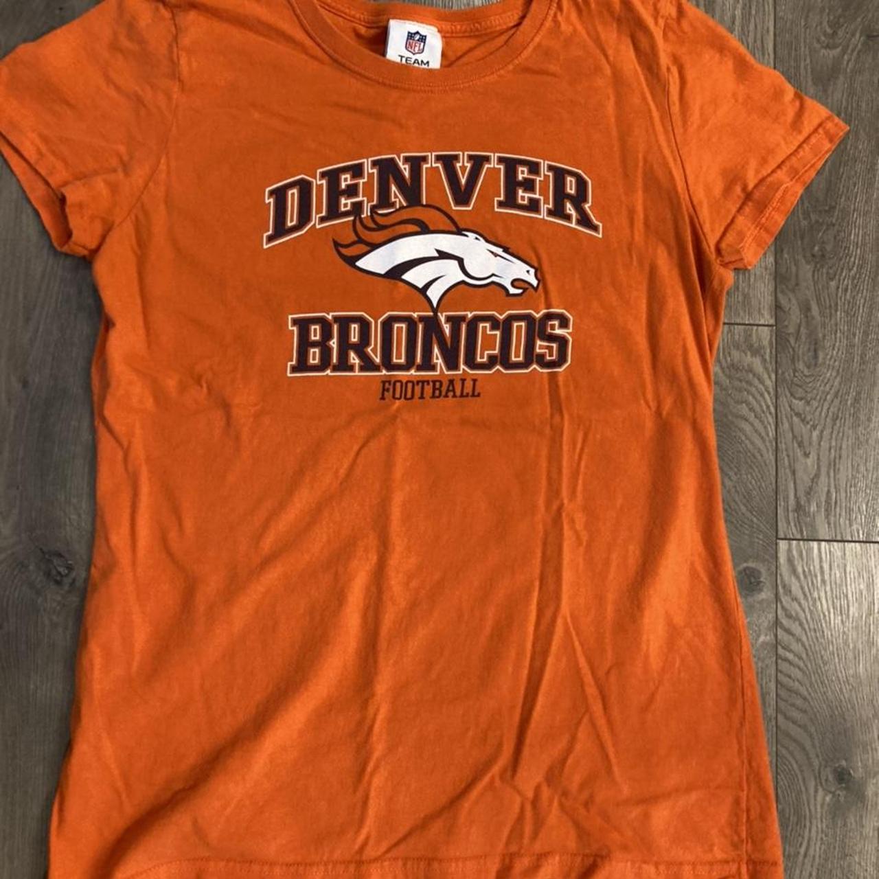 Denver Broncos T-Shirt Adult Large Orange NFL - Depop