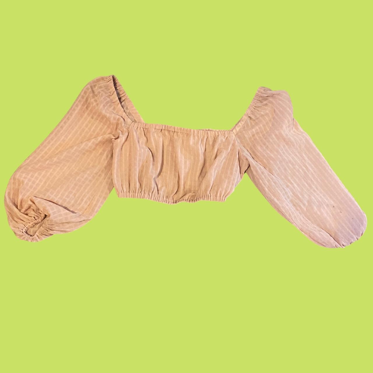Capulet Women's Cream and Tan Blouse