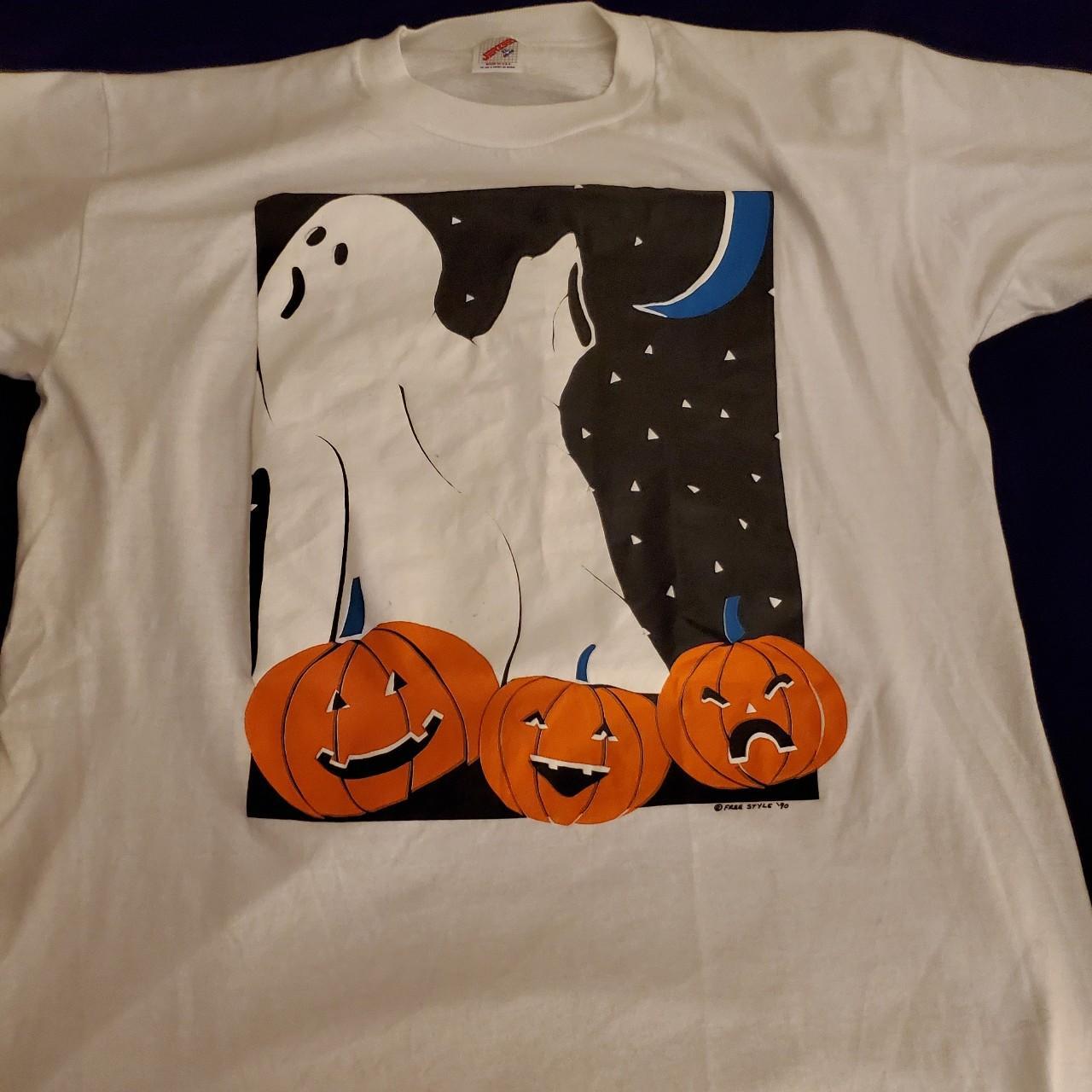 Awesome Vintage Haunted Halloween Pumpkin T-Shirt