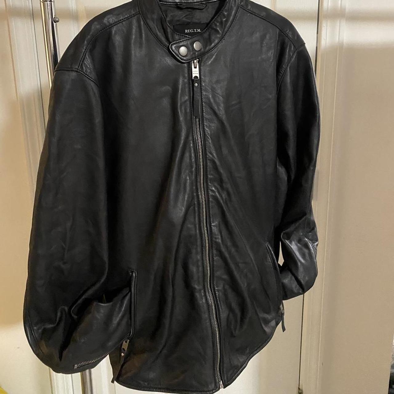 Lucky Brand Vintage Leather Jacket - Depop