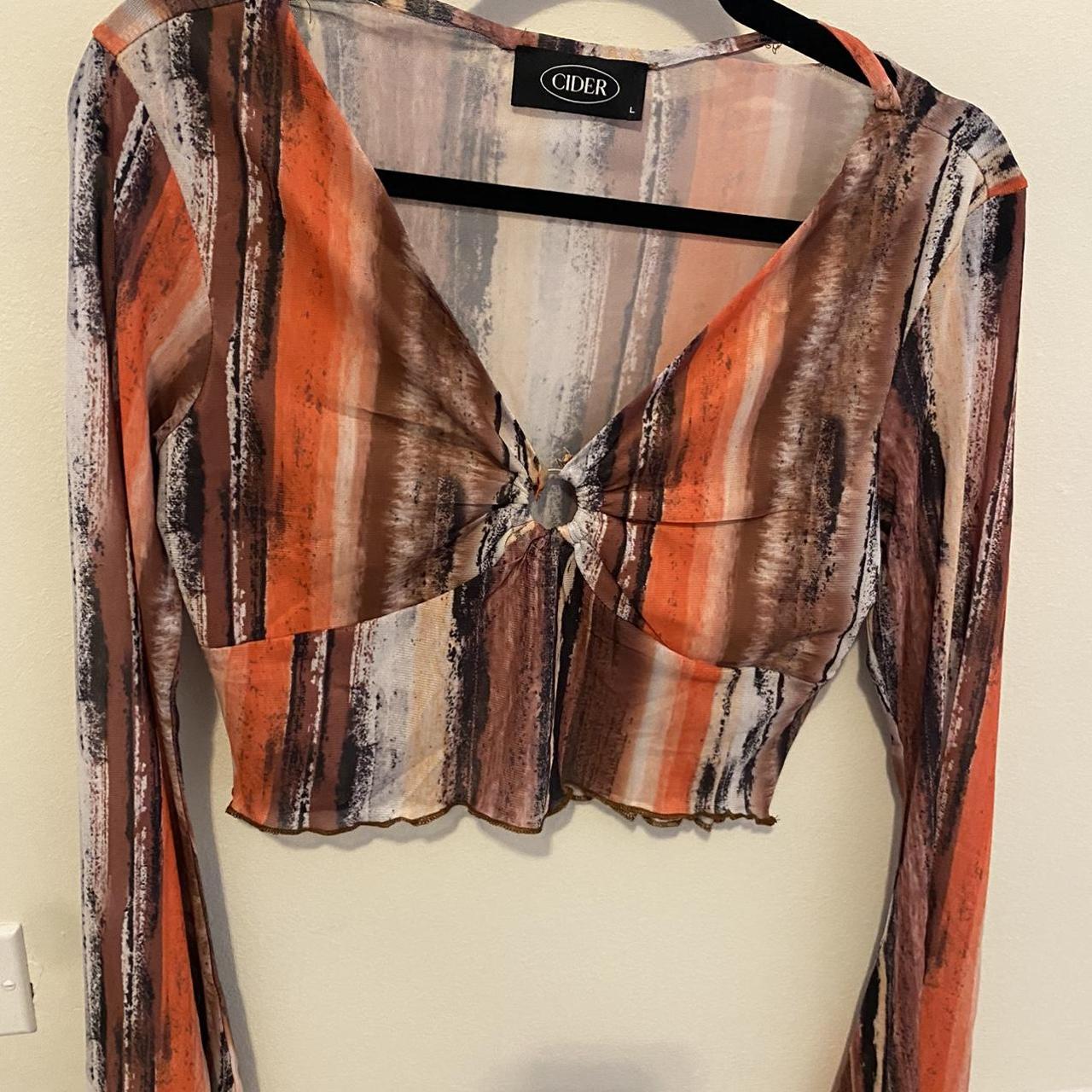 Cider matching set Cropped top Mini skirt Depop