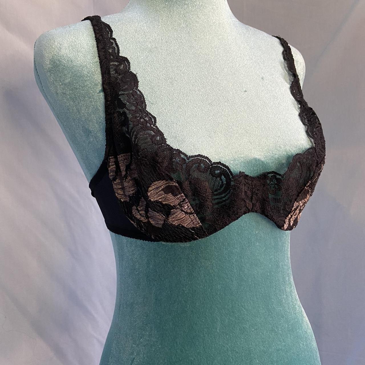 Vintage lace bra #vintage #lace #lingerie... - Depop