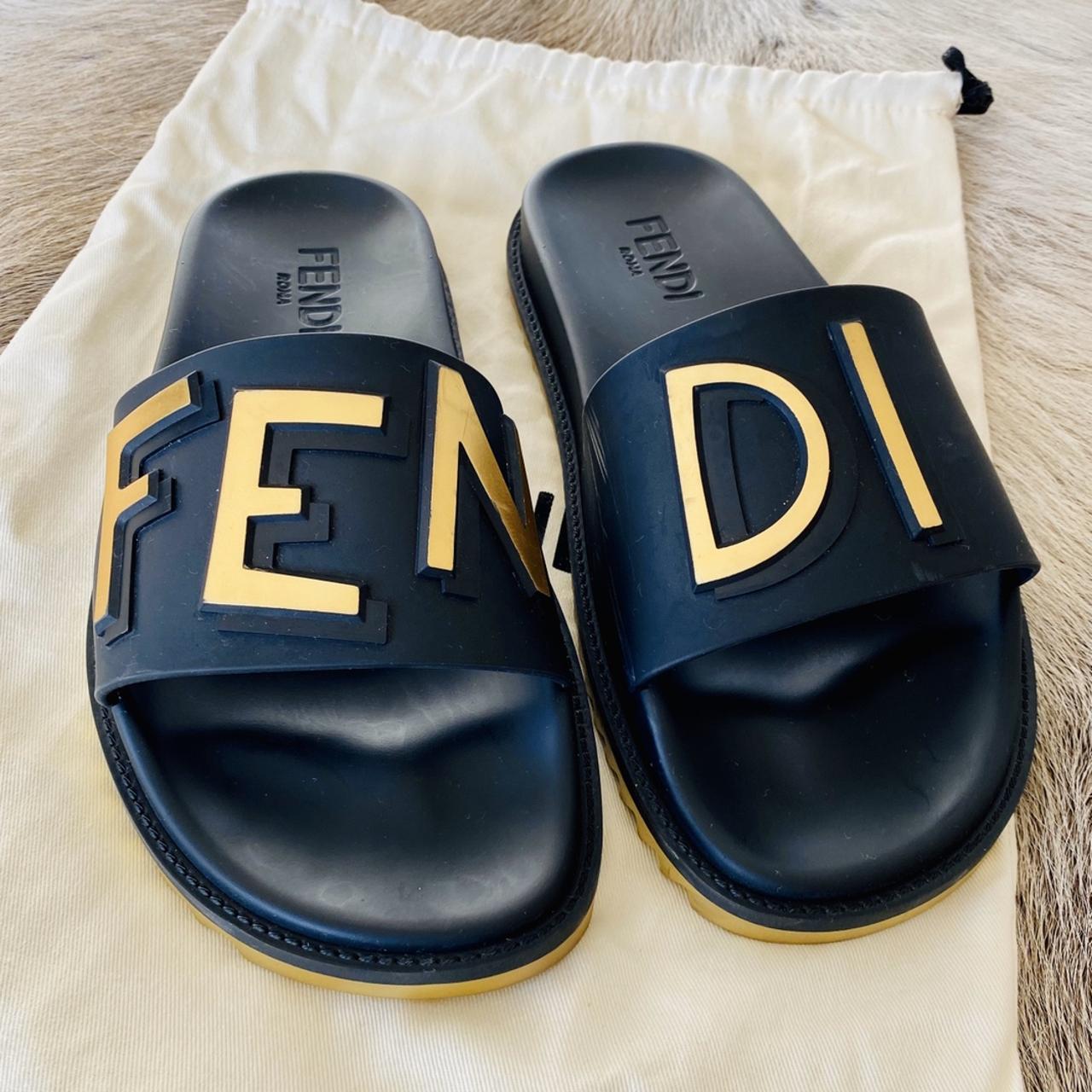 authentic fendi slides