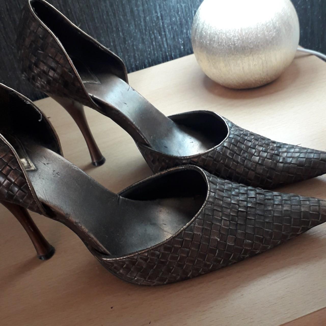 topshop silver heels