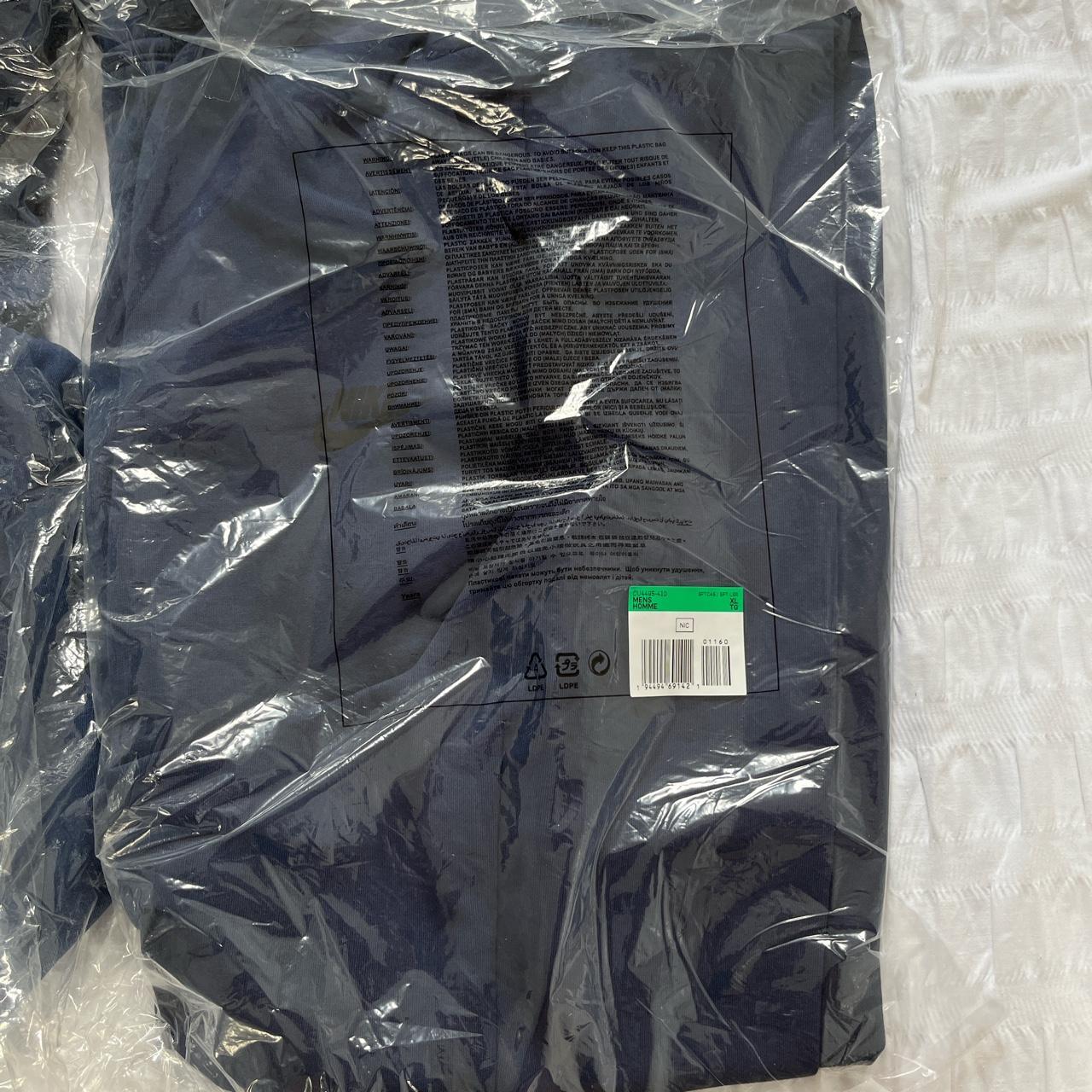 BRAND NEW NIKE TECH FLEECE TRACKSUIT IN NAVY FULL... Depop
