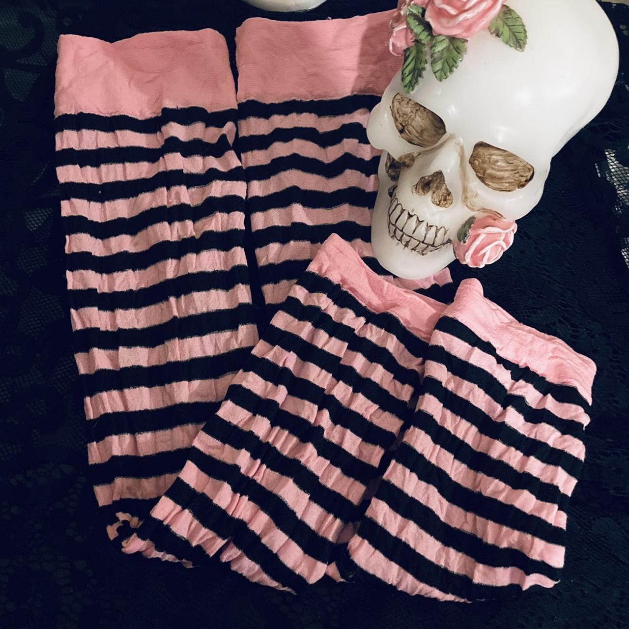 Y2K vintage punk/goth thigh highs purchased from Hot... - Depop