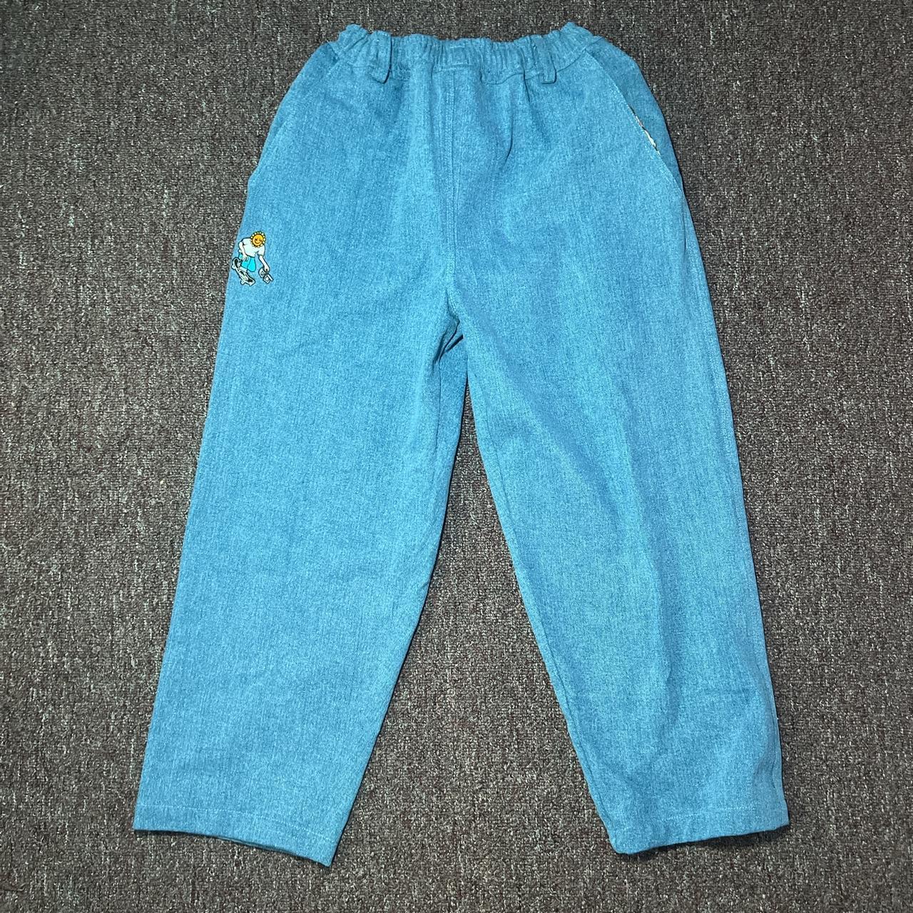Televisistar Ocean Blue Denim Pants Size Small - Depop