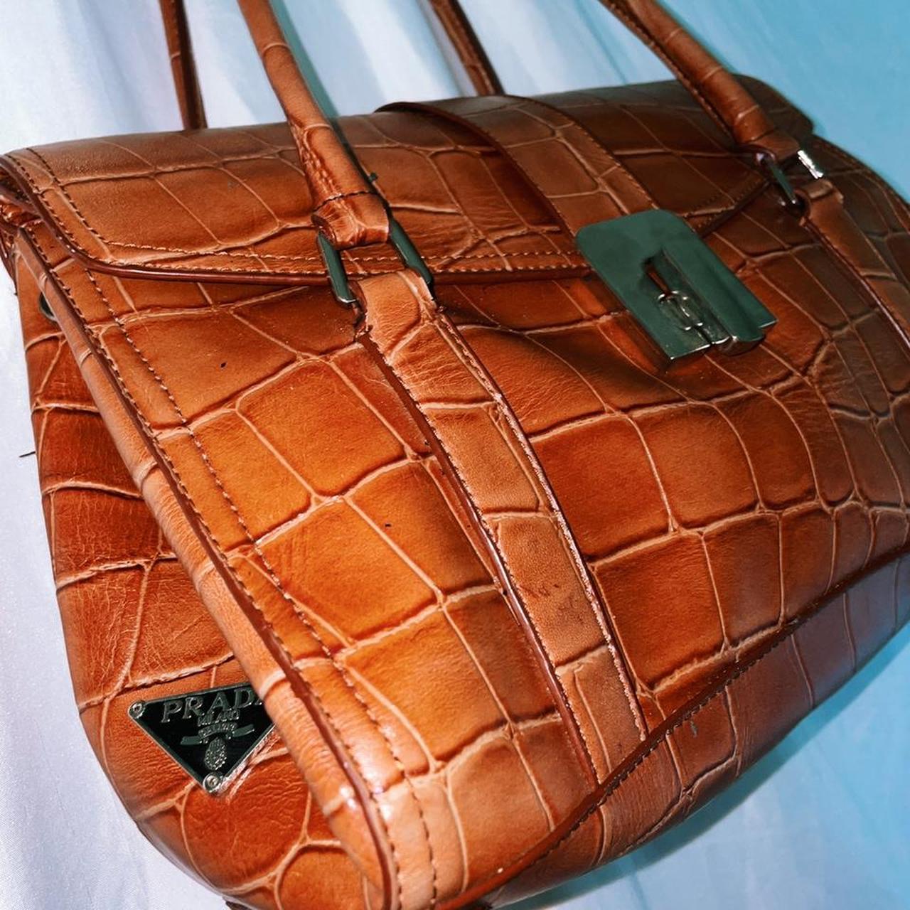Prada Faux Leather Handbags