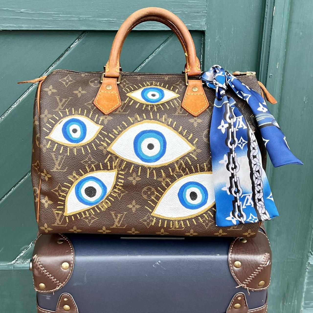 Kold Kustom acrylic painted LV bag 💼 #lv #custom - Depop