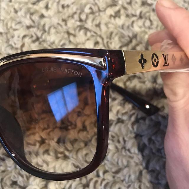 Louis Vuitton Nightlight Aviator sunglasses - Depop