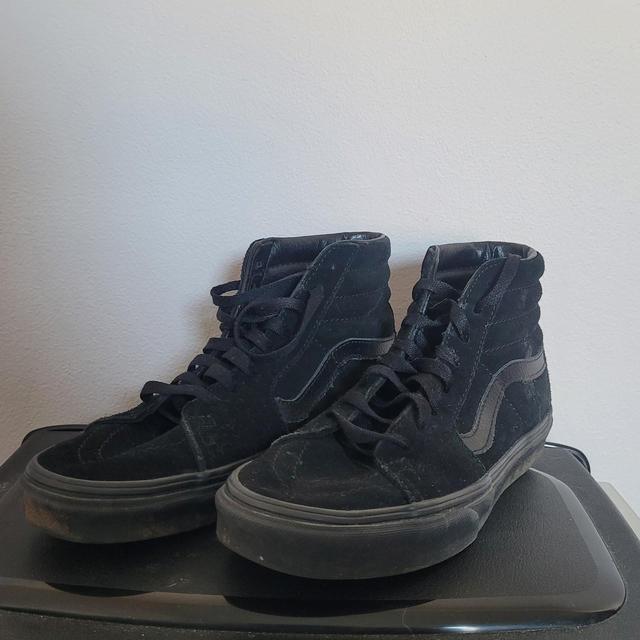 vans sk8 hi blackout