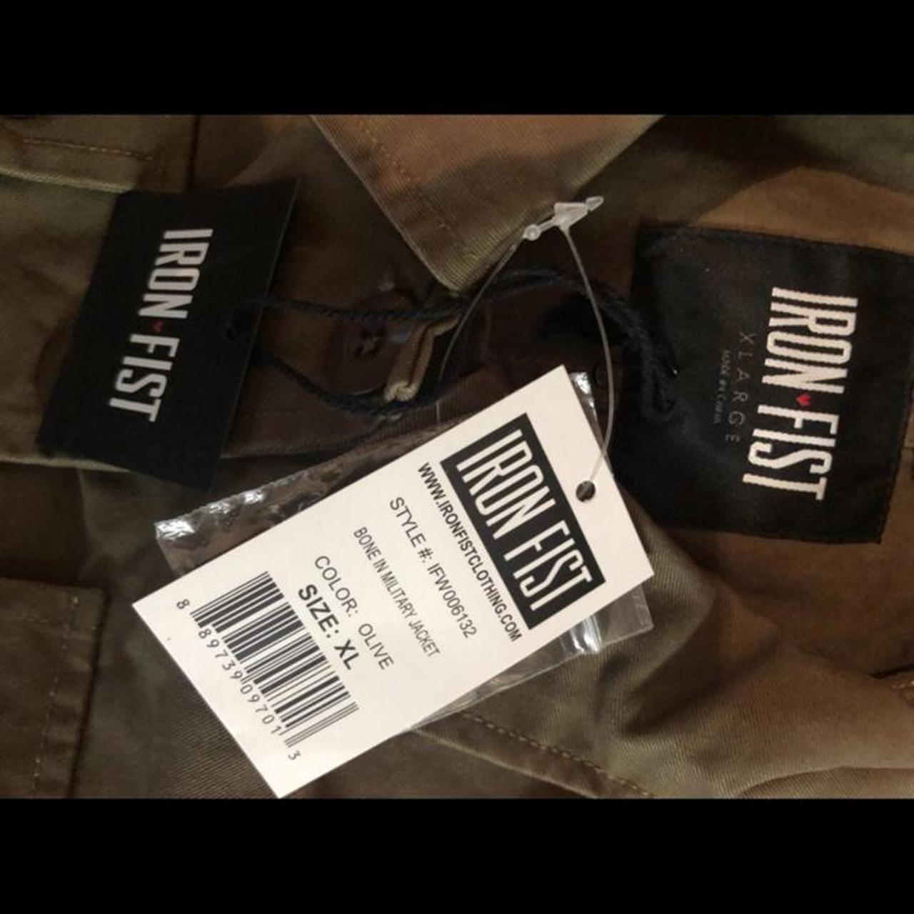 Iron Fist Jacket, olive green Army jacket New with... Depop