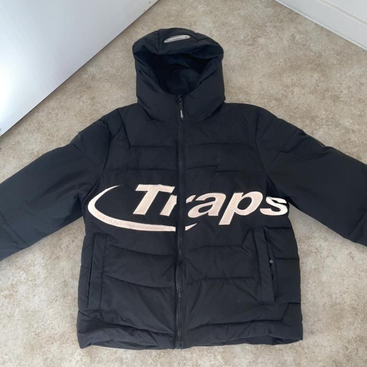 Trapstar hyperdrive puffer jacket with reflective - Depop