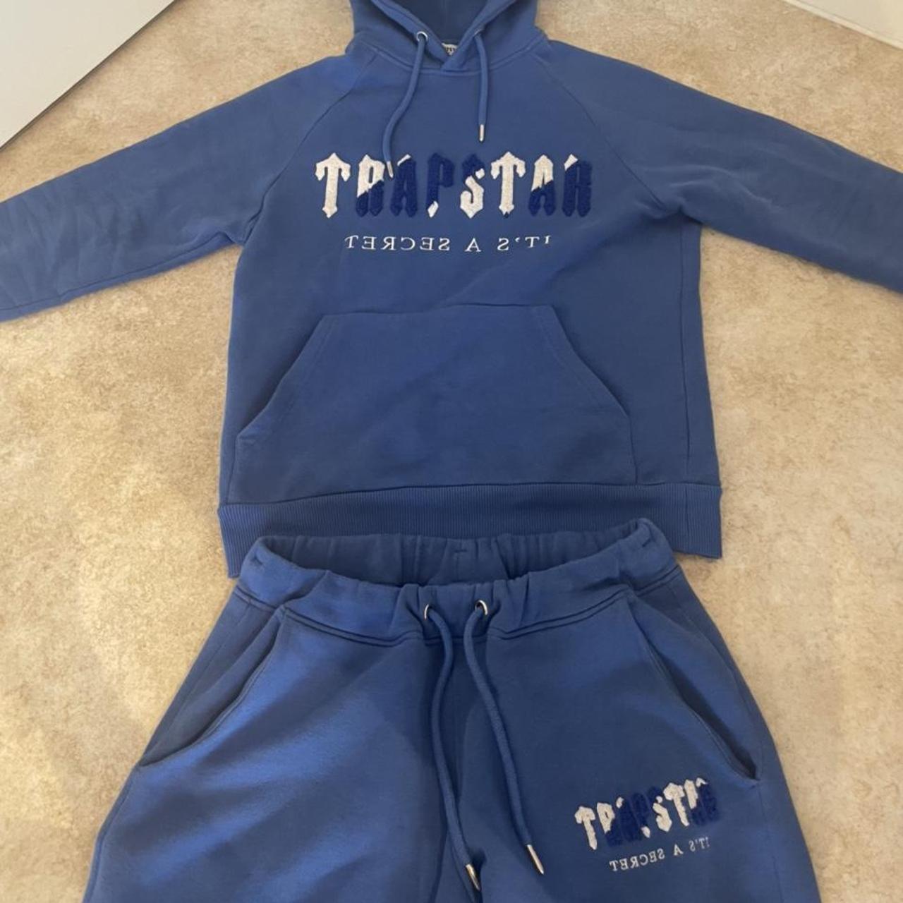 Trapstar chenille decoded hooded tracksuit dazzling... - Depop