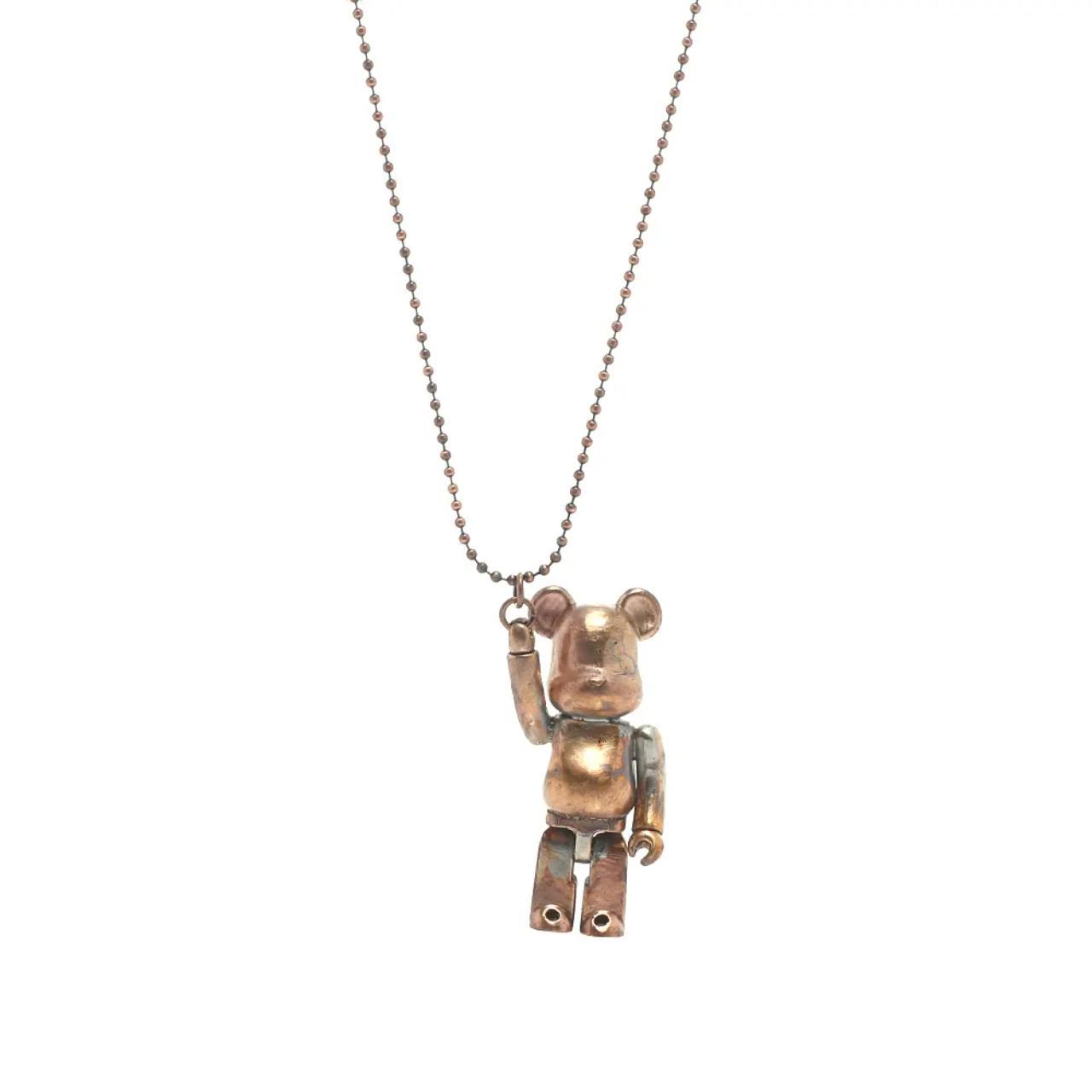 BE@RBRICK 50% NECKLACE (BRONZE)