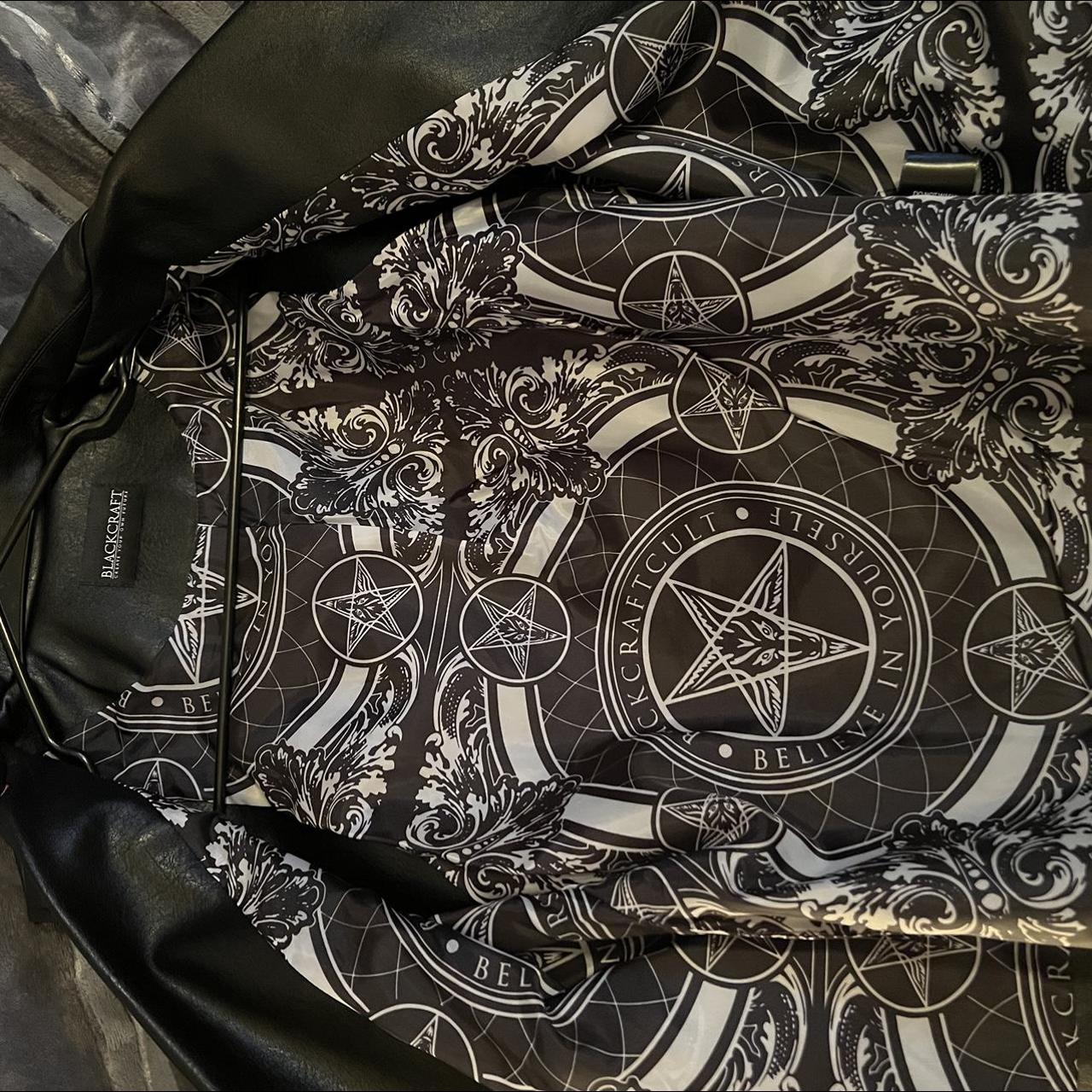 Black craft cult NEW leather biker vest. Free... Depop