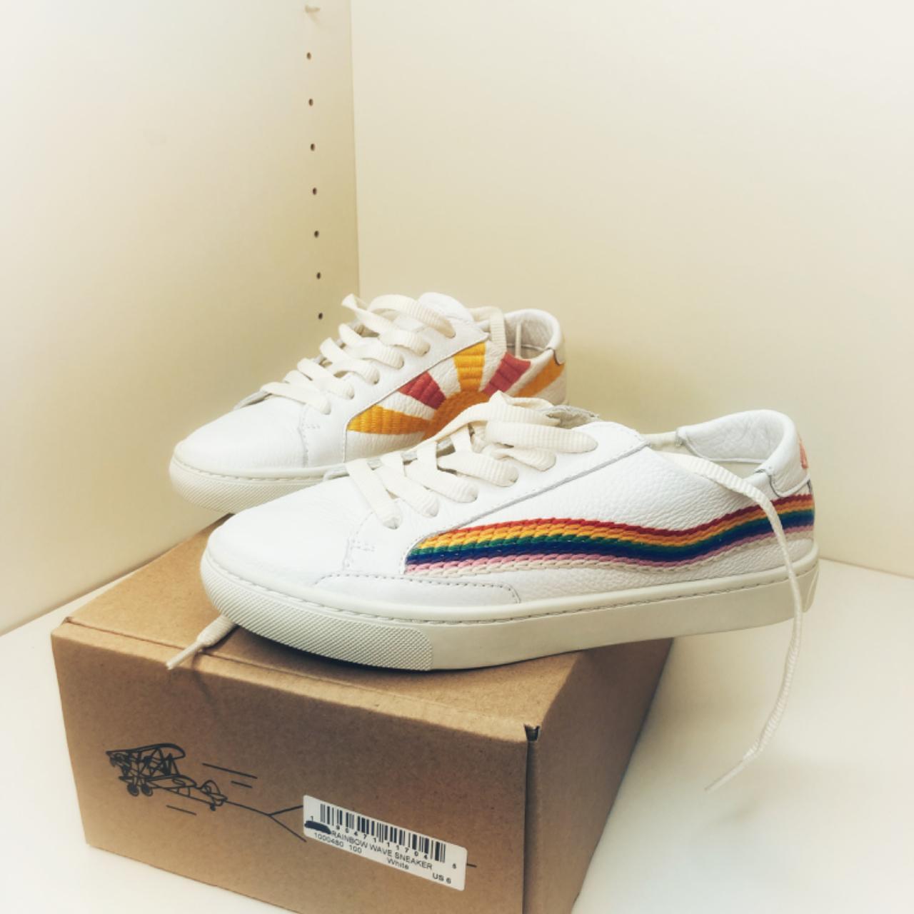 soludos rainbow wave sneaker