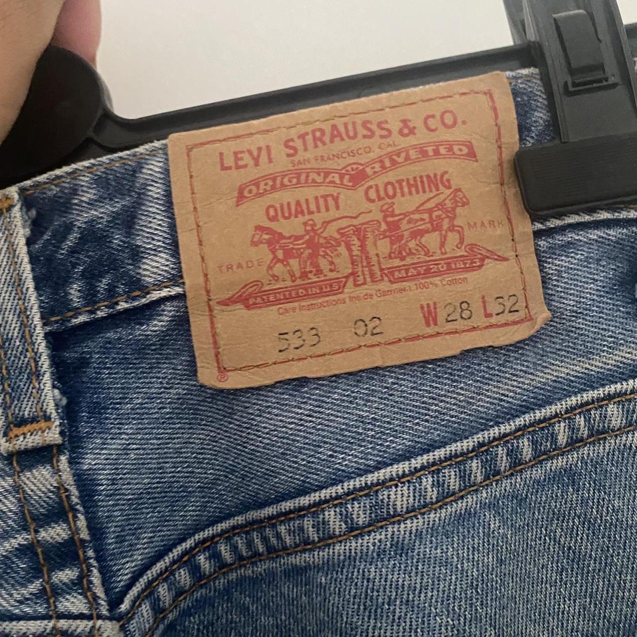 levi jeans mom jeans. pen marks as you can see in... - Depop