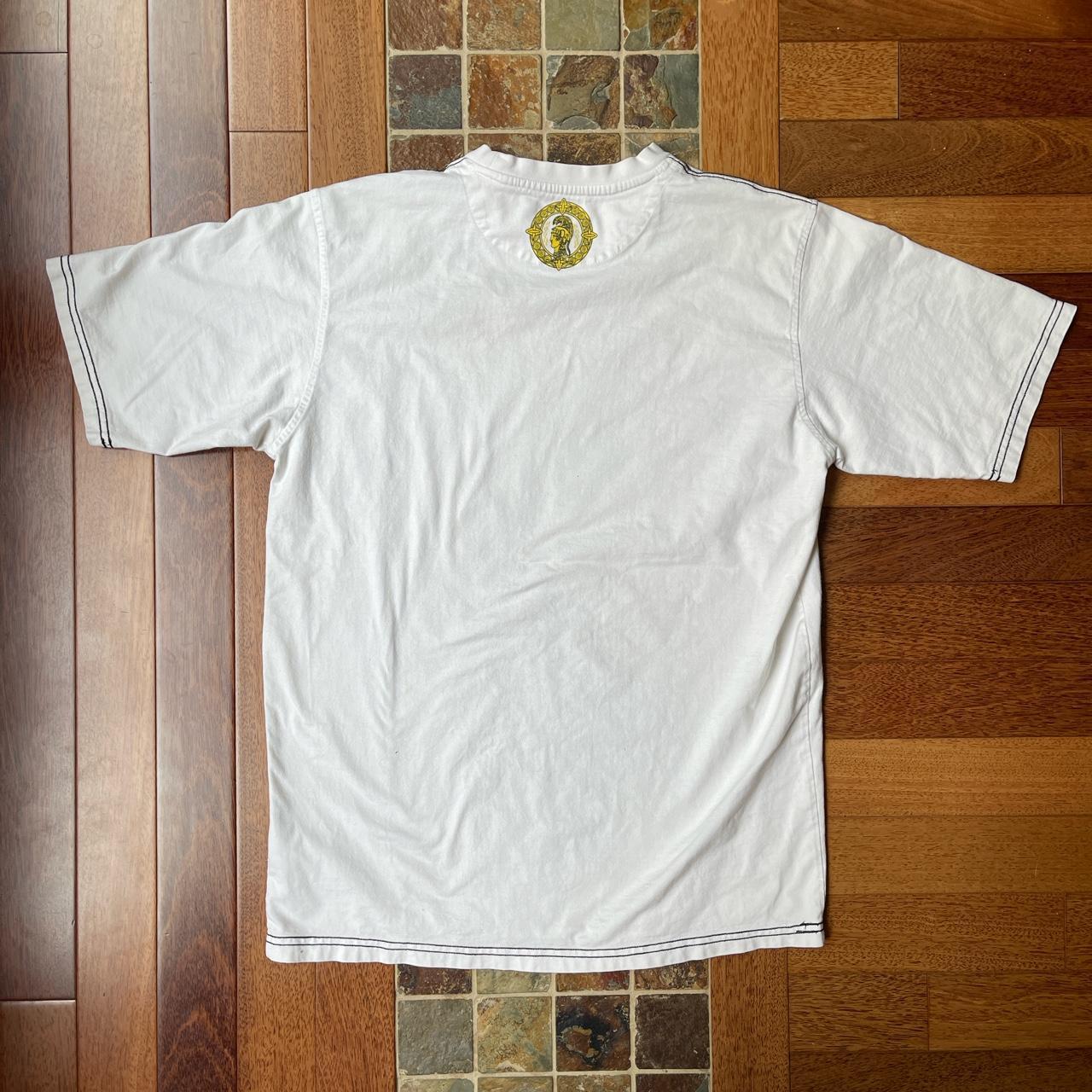 Coogi Men's White and Gold T-shirt (3)