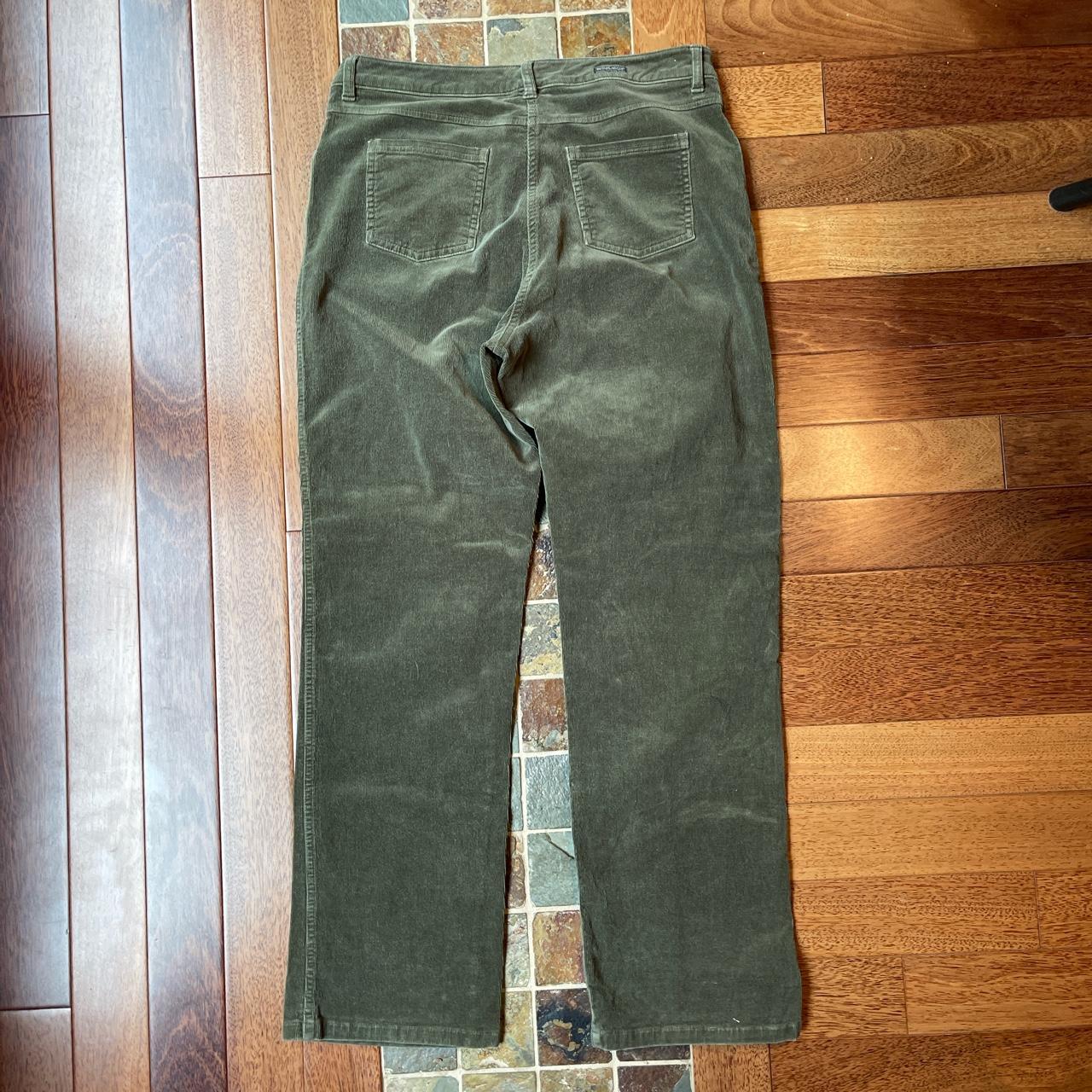 Woolrich Light Olive Corduroy Pants, Size -... - Depop