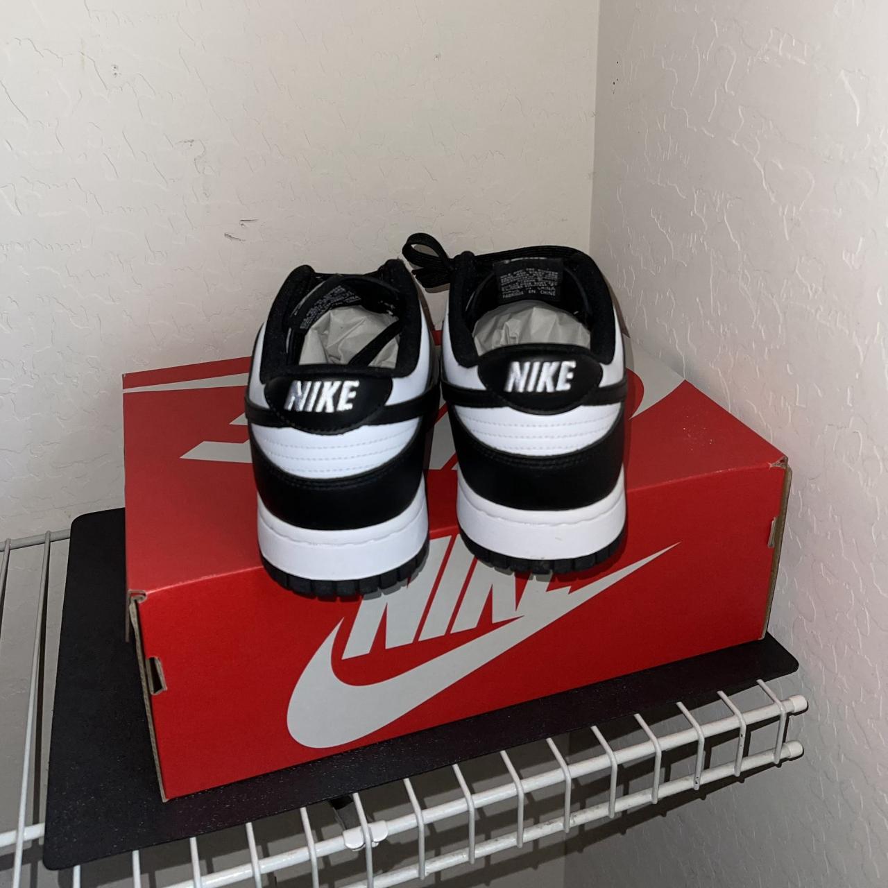 Nike SB Dunks Low Panda Black and White UK Size... - Depop