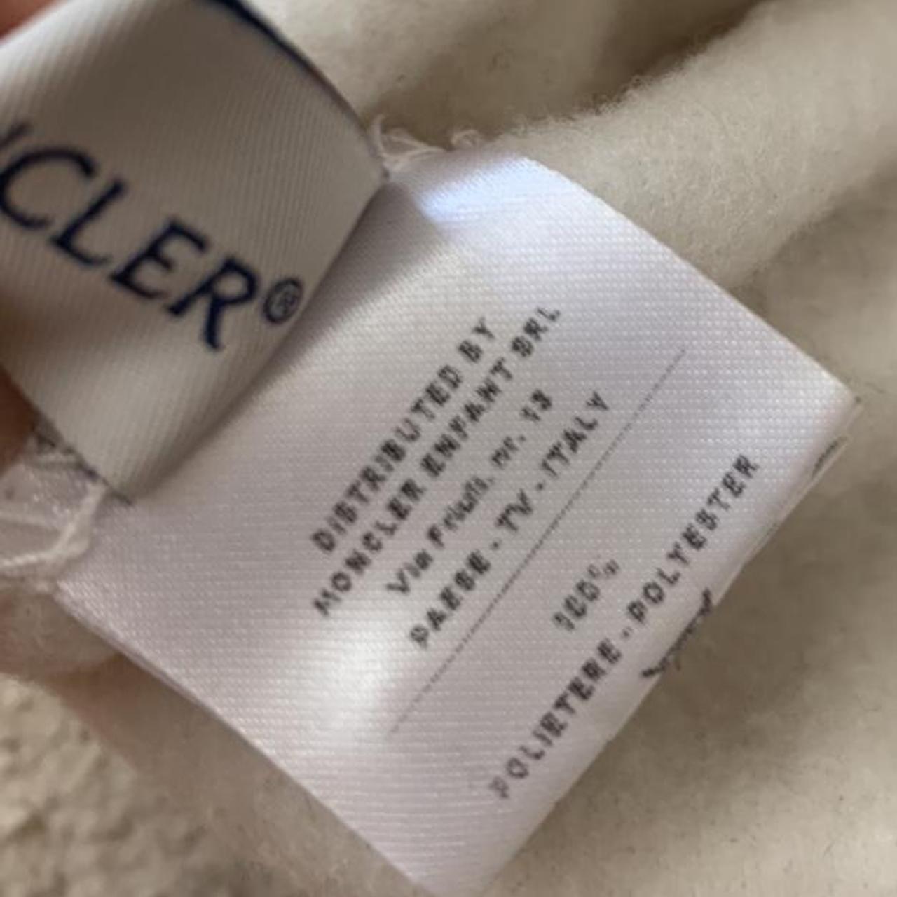 Moncler Women's Cream Hat Depop