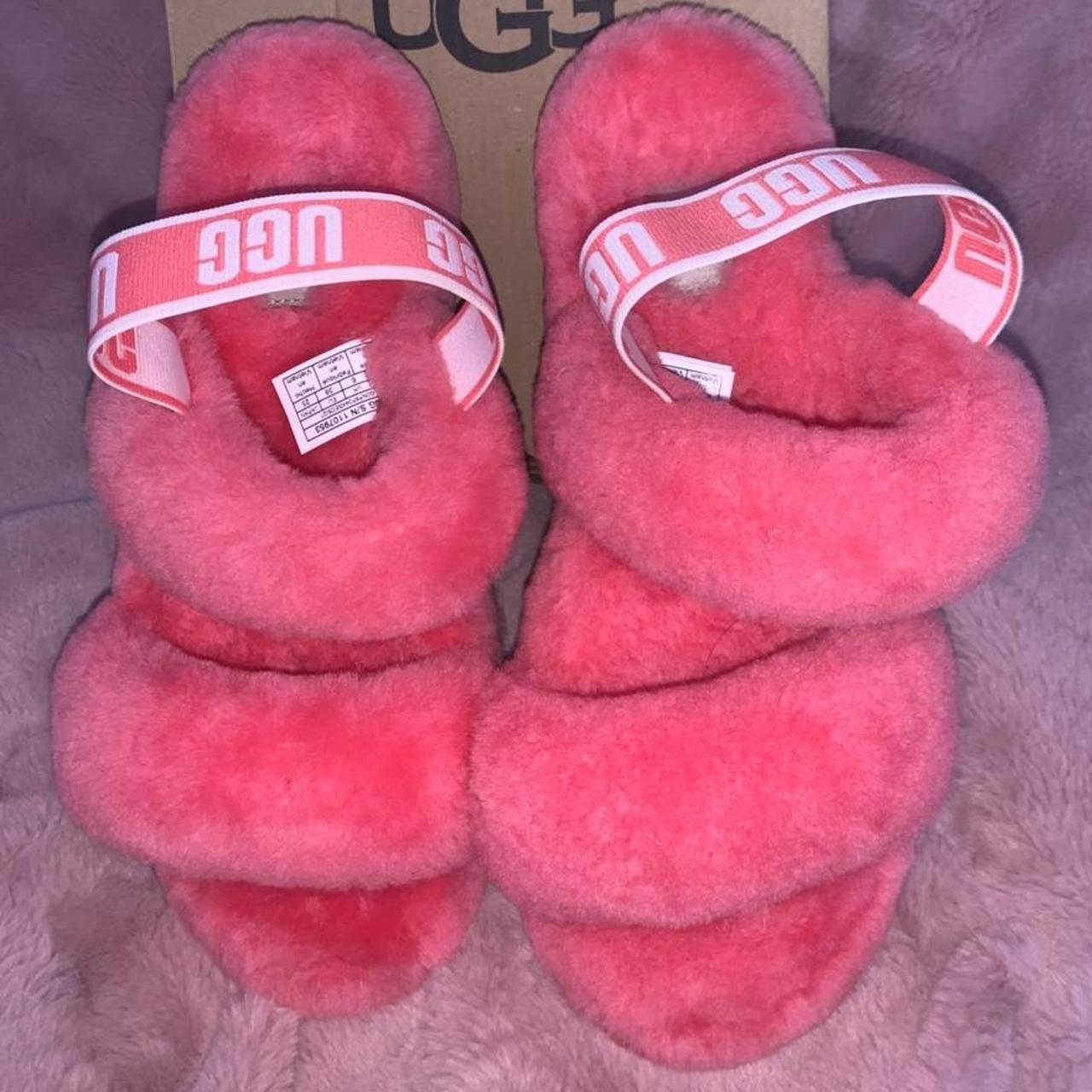 Ugg slippers/slides only worn twice in amazing... - Depop