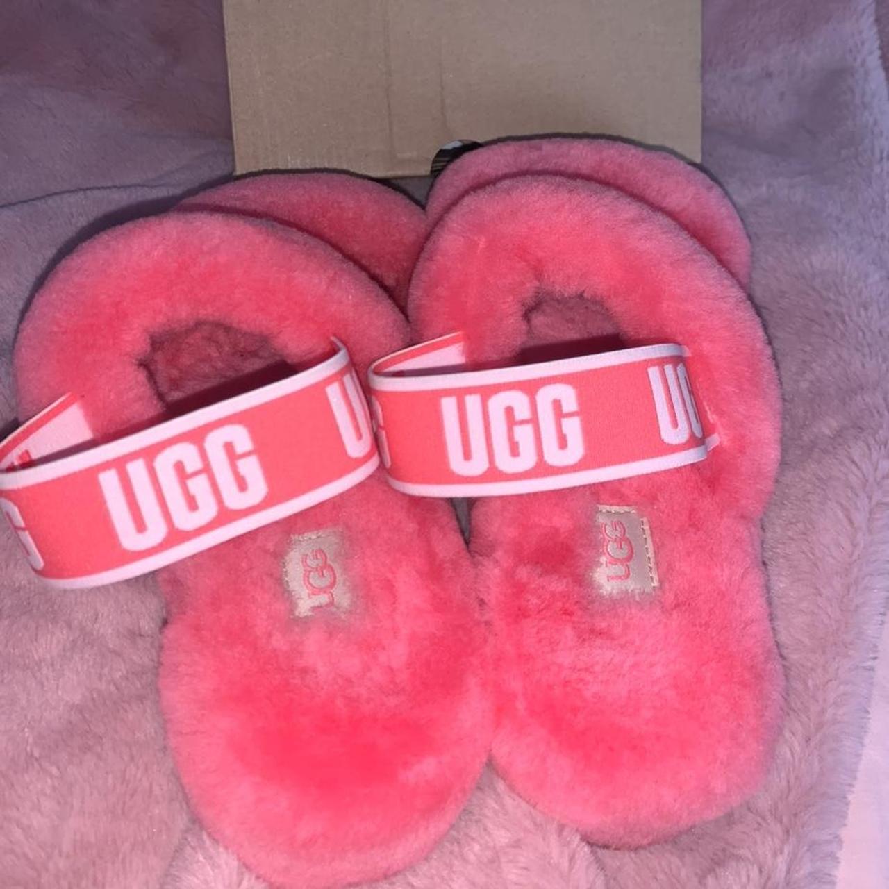 Ugg slippers/slides only worn twice in amazing... - Depop