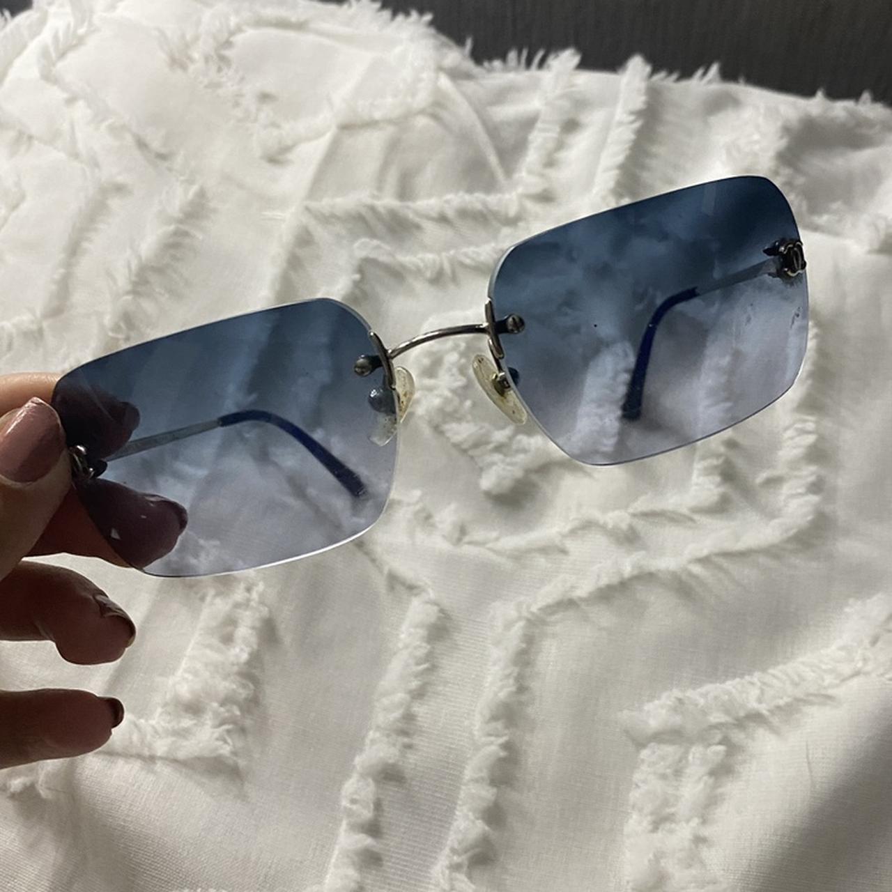 Chanel vintage sun glasses authentic Expecting - Depop
