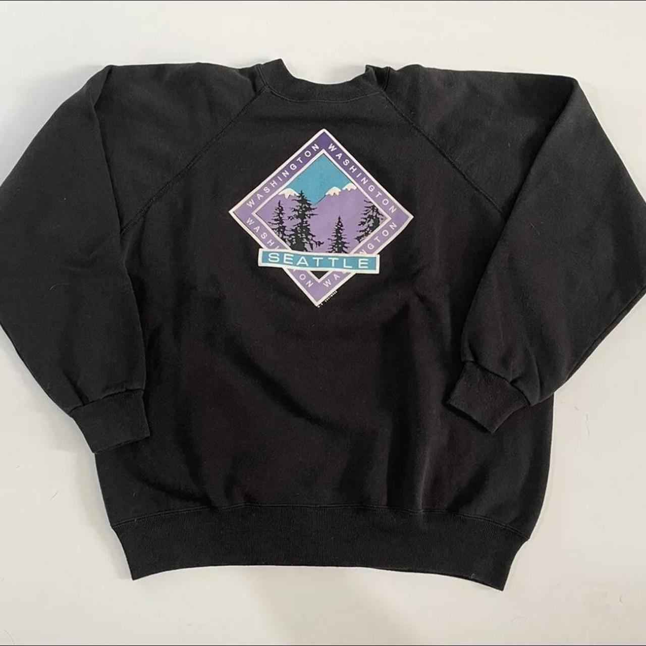Vintage 90s Seattle Washington Sweatshirt... - Depop