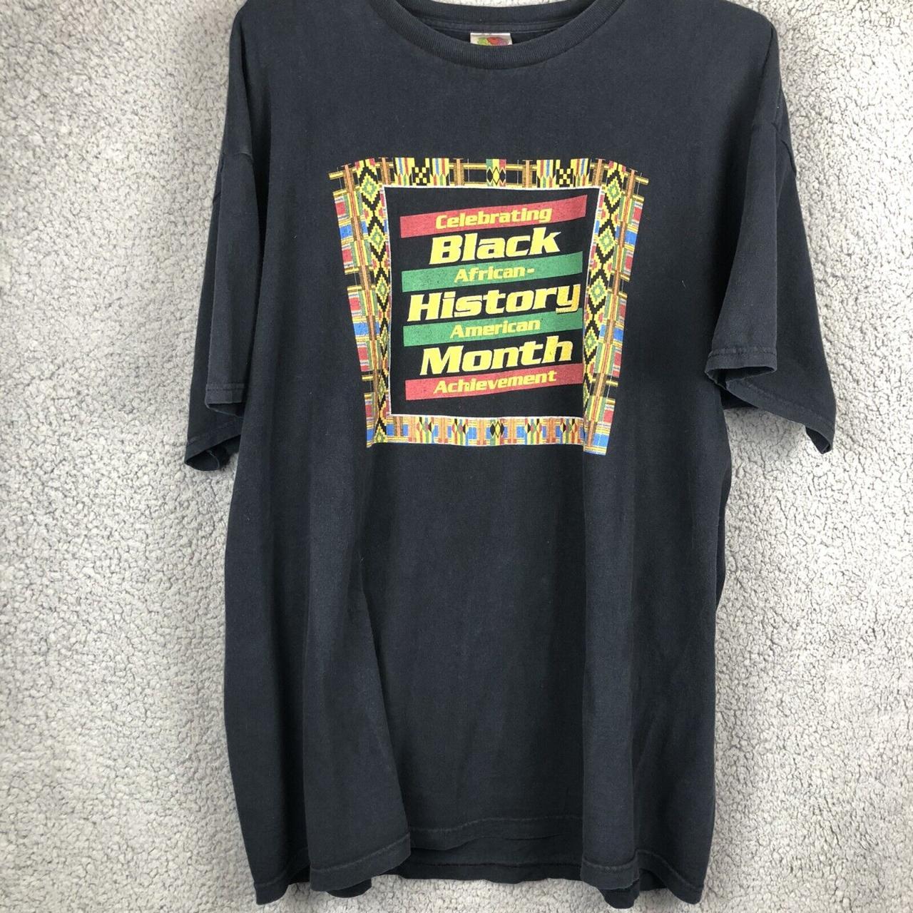 Vintage Celebrating Black History Month Y2K Rap Tee... - Depop