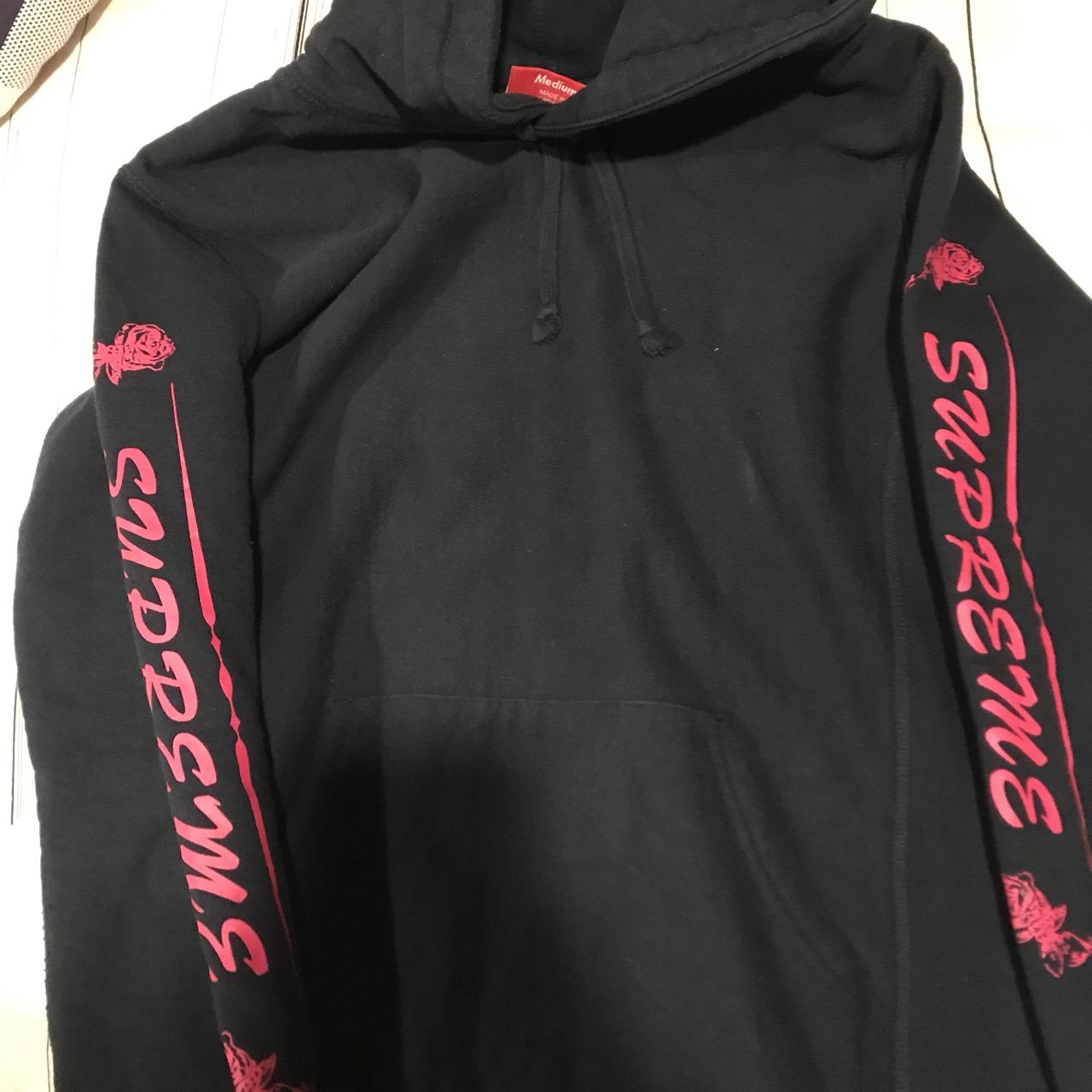 supreme rose hoodie