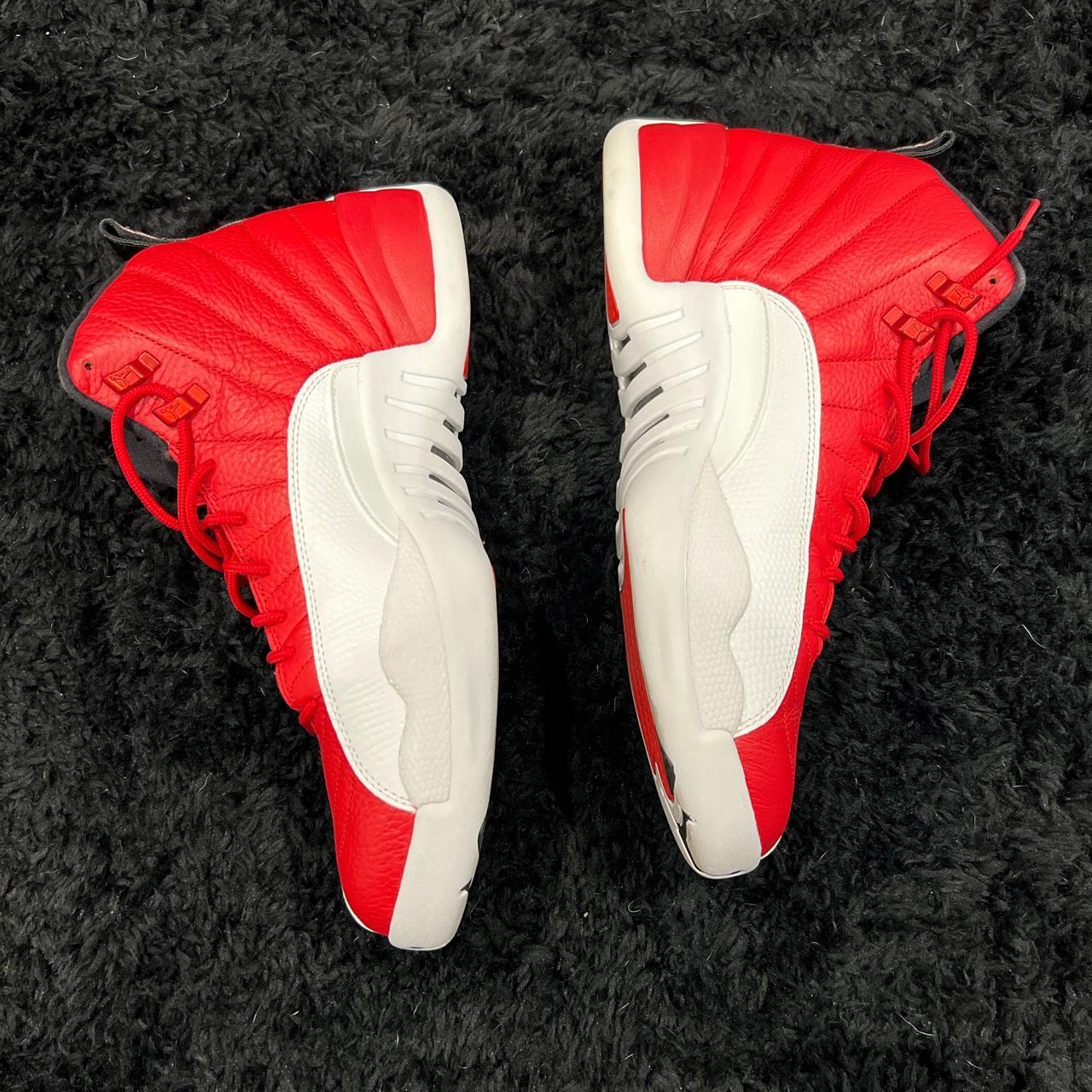 Retro 12 gym red on feet hotsell