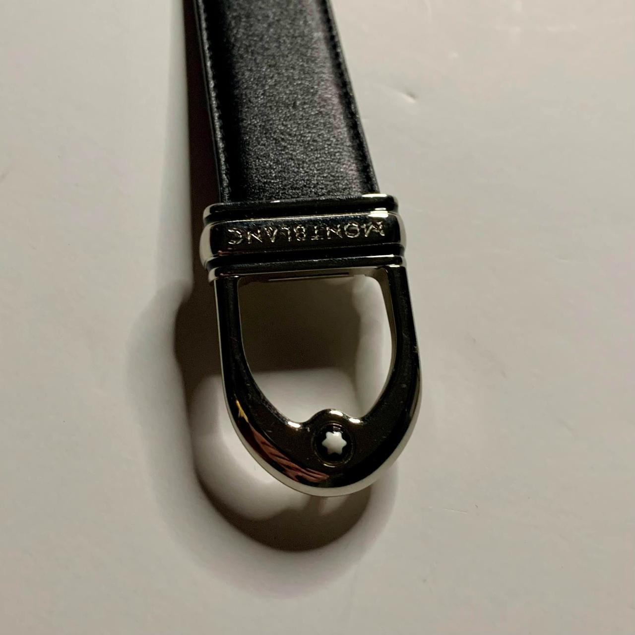 Montblanc Men's Black Belt | Depop