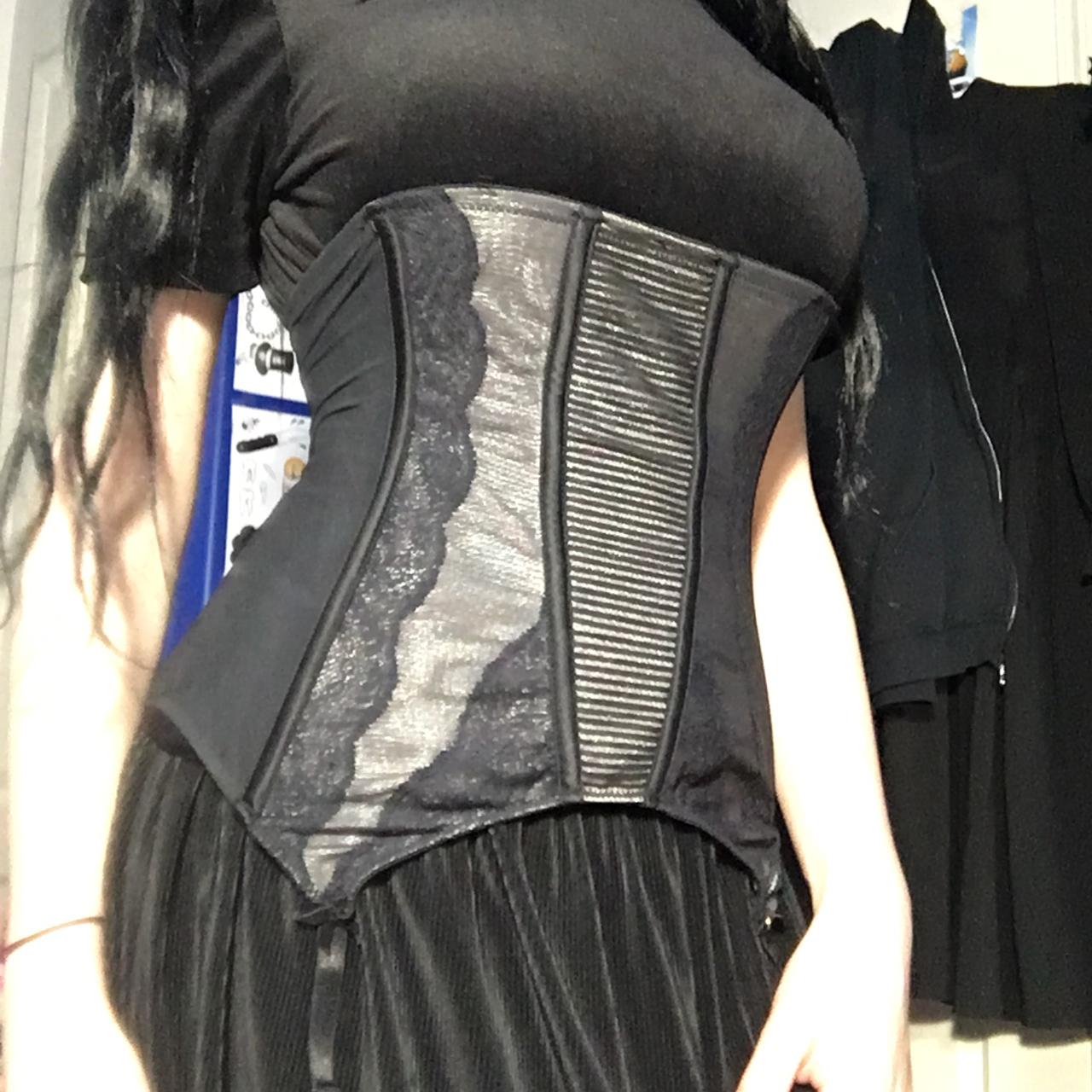 La senza corset with garter clips Sheer material ,... - Depop