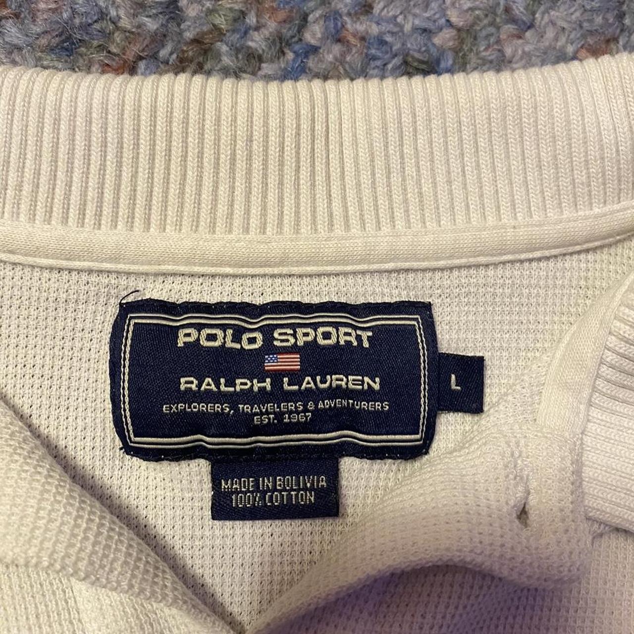 Polo Ralph Lauren Men's Blue and White Polo-shirts | Depop