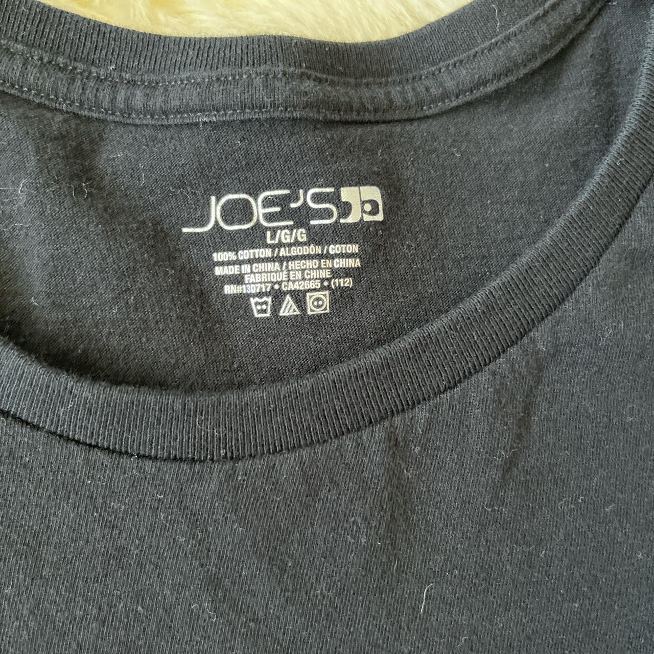 Used. Joe’s black Tshirt. Size large. Final sale/no... Depop