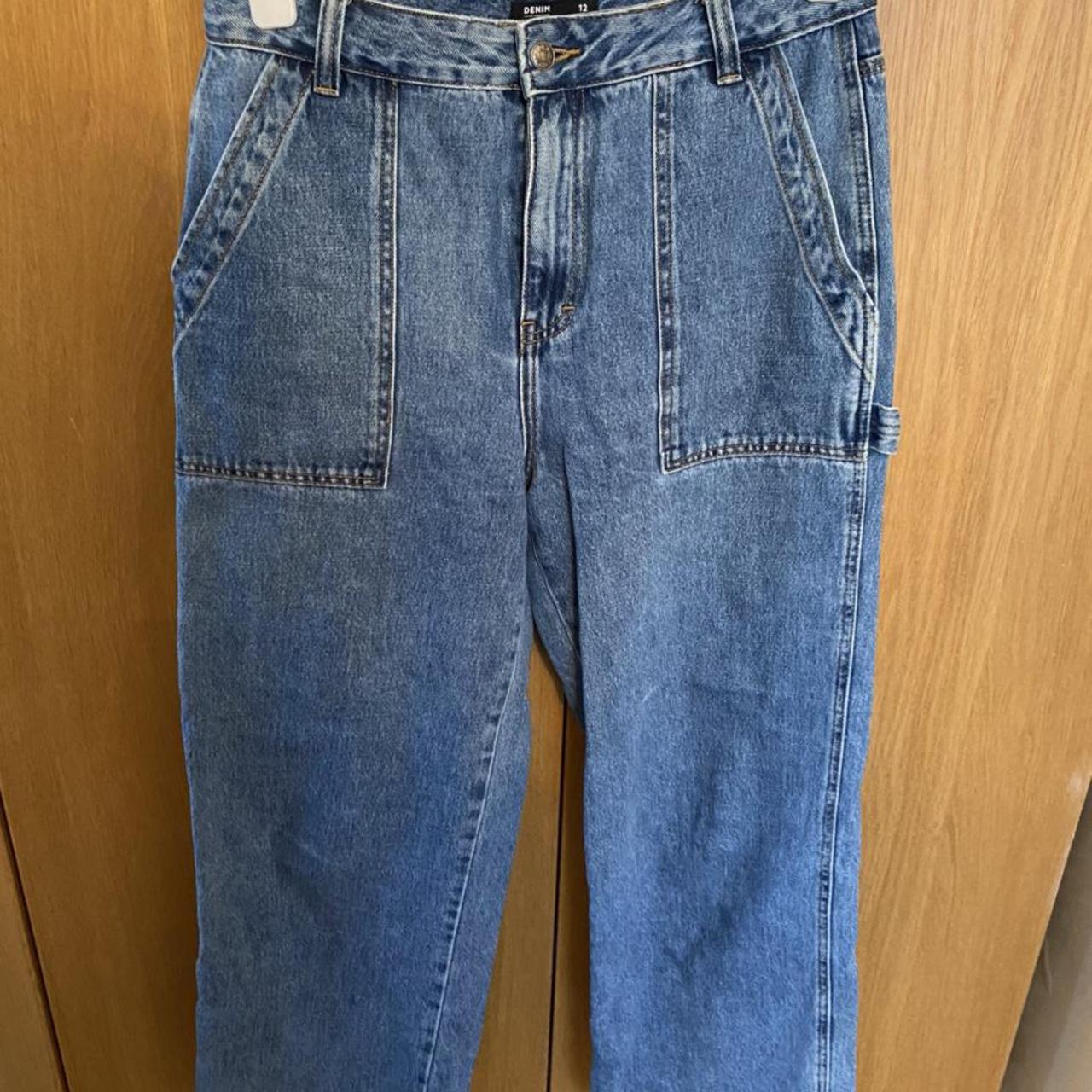 Women's Blue and Navy Jeans | Depop