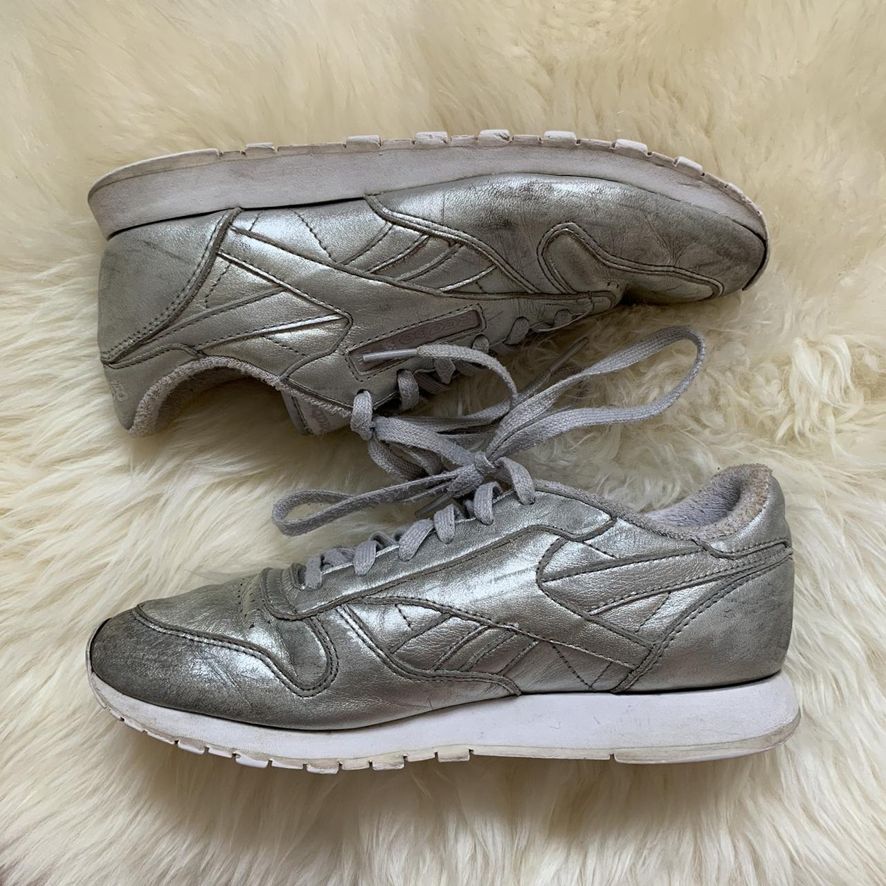 Silver reebok classics womens online