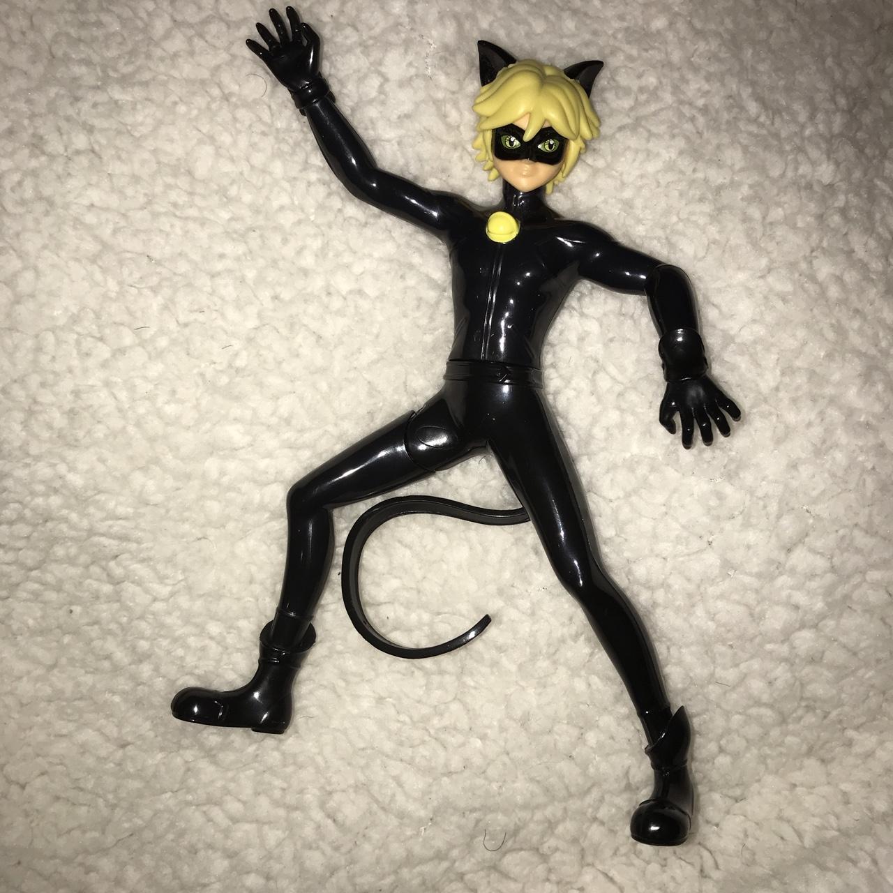 Bandai Adrien Agreste Cat Noir 6 Action Figure Miraculous Ladybug Light up  D5